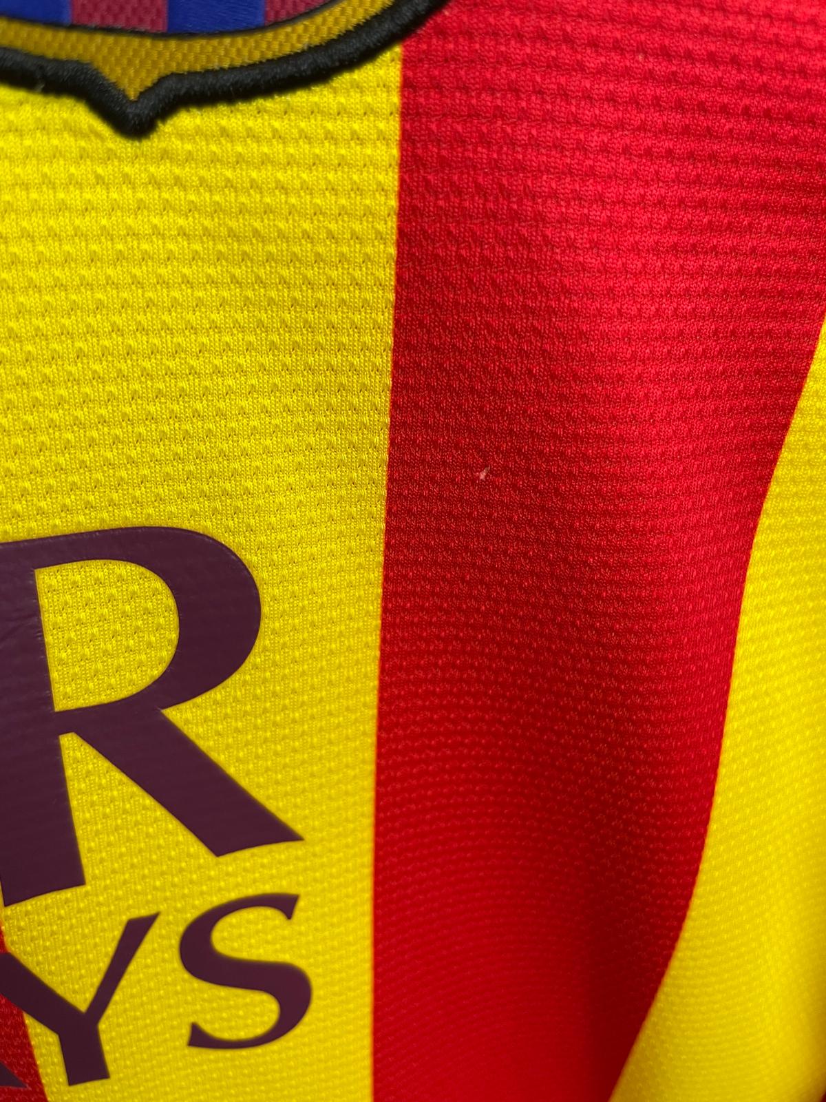 Cesc Fabregas Barcelona 13/14 Langarm-Auswärtstrikot - M