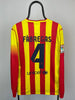 Cesc Fabregas Barcelona 13/14 Langarm-Auswärtstrikot - M