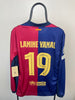 Lamine Yamal Barcelona 24/25 Langarm-Heimtrikot – L