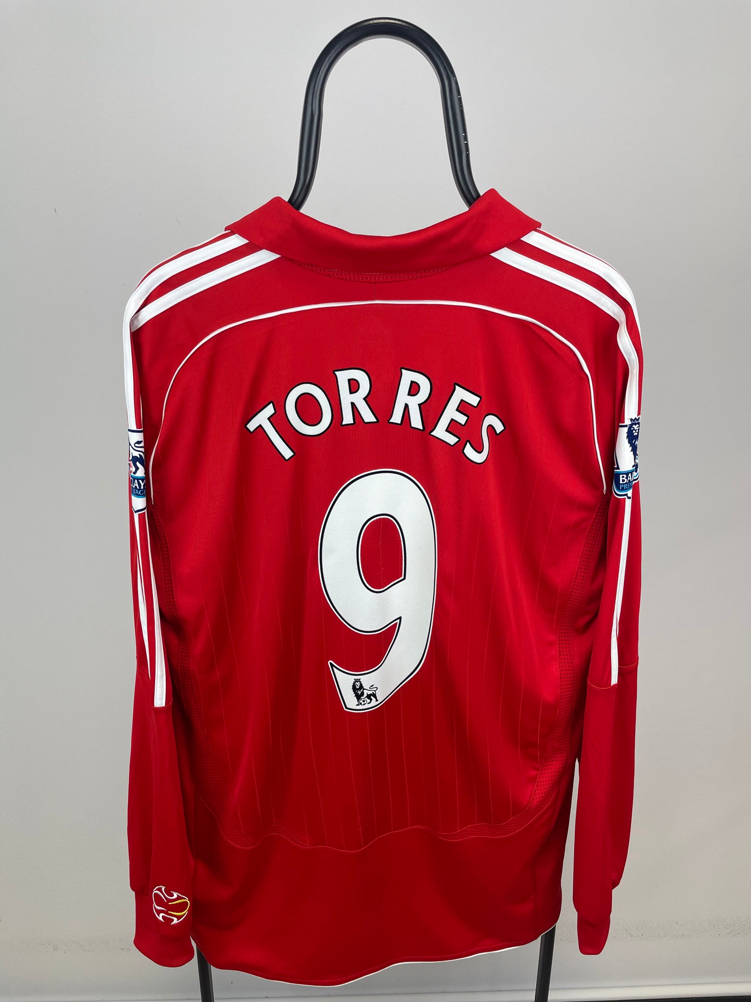 Fernando Torres Liverpool 07/08 langærmet hjemmebanetrøje - L