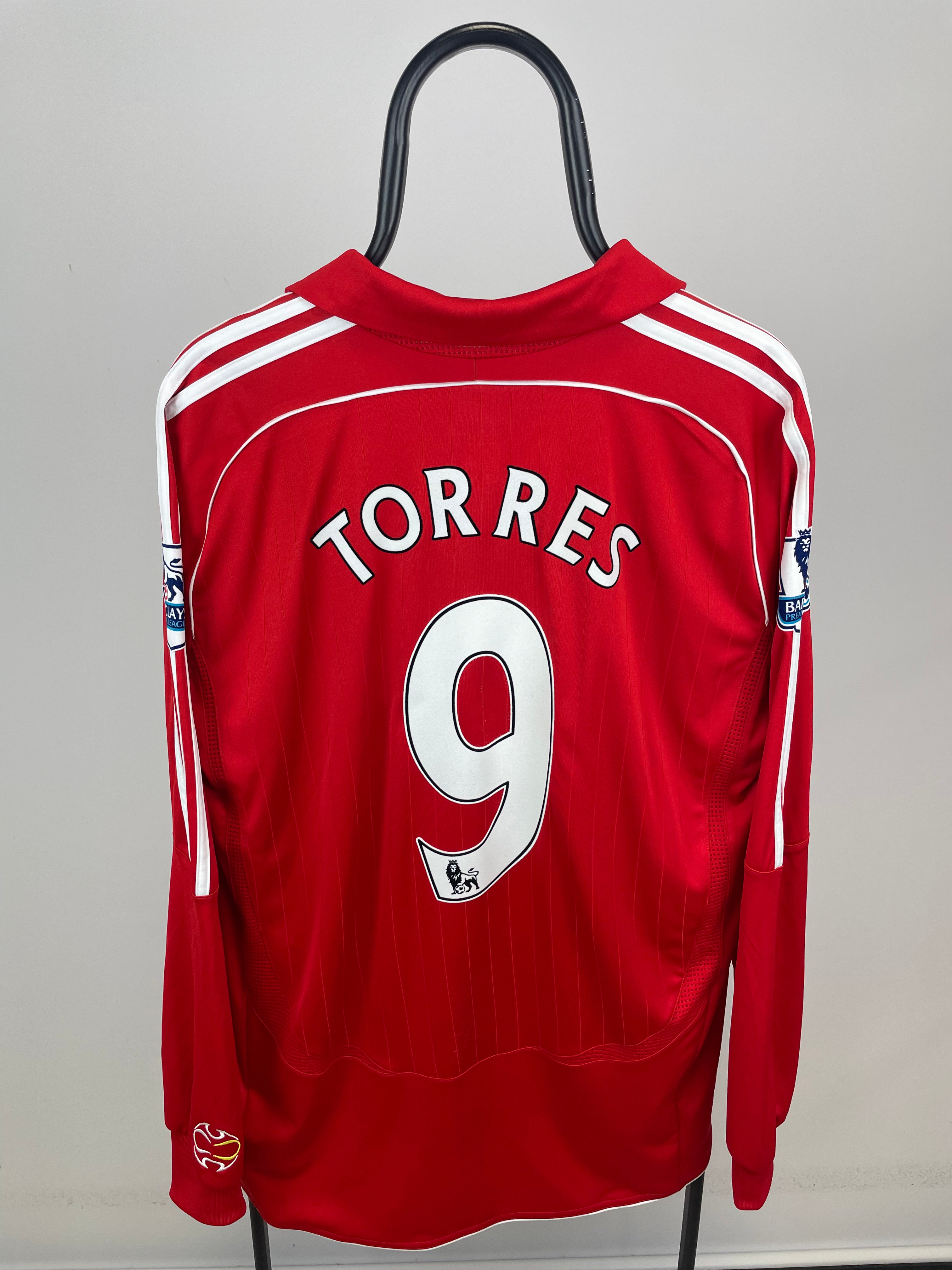 Fernando Torres Liverpool 07/08 langærmet hjemmebanetrøje - L