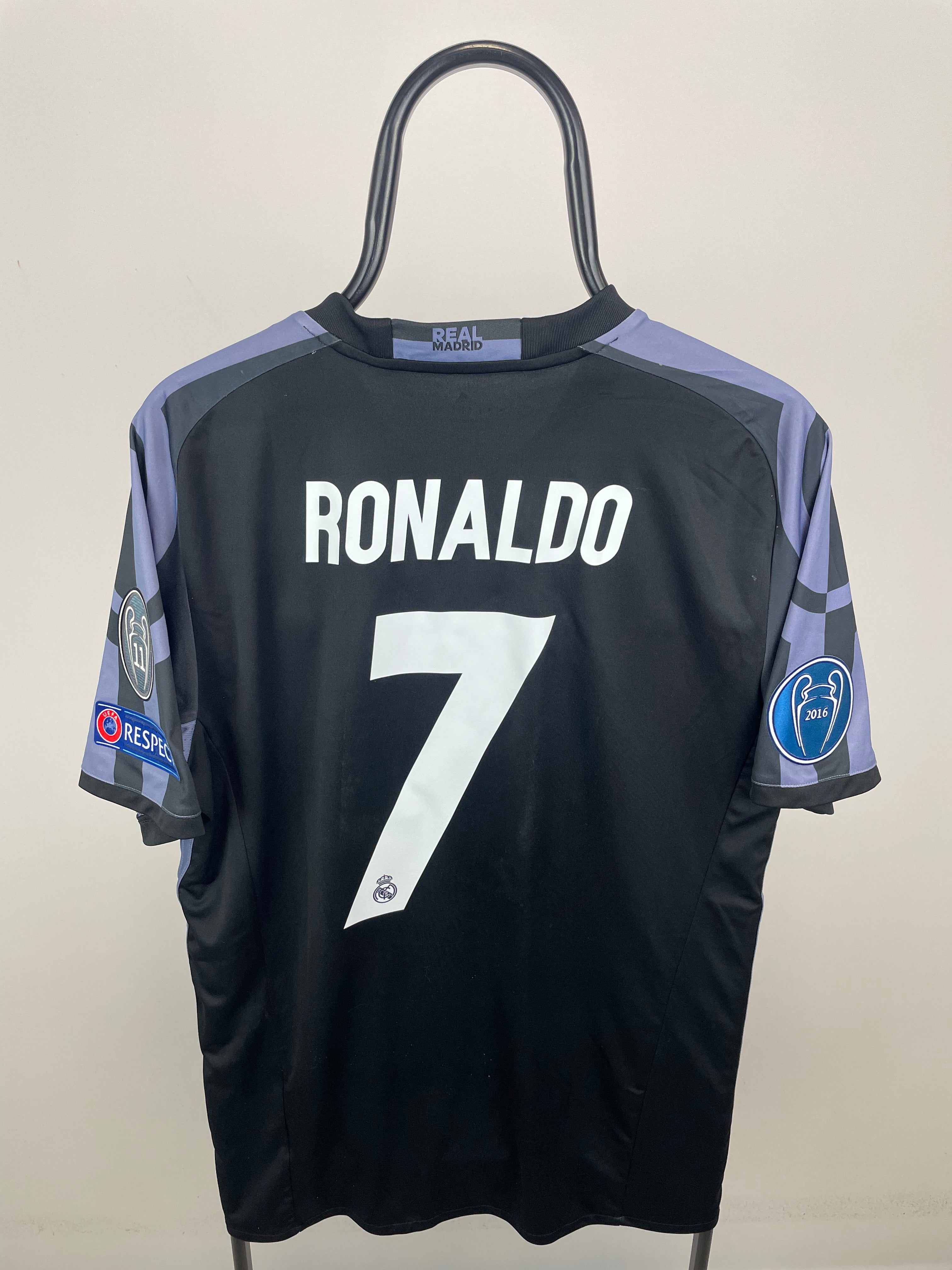 Cristiano Ronaldo Real Madrid 16/17 3. Trikot – L