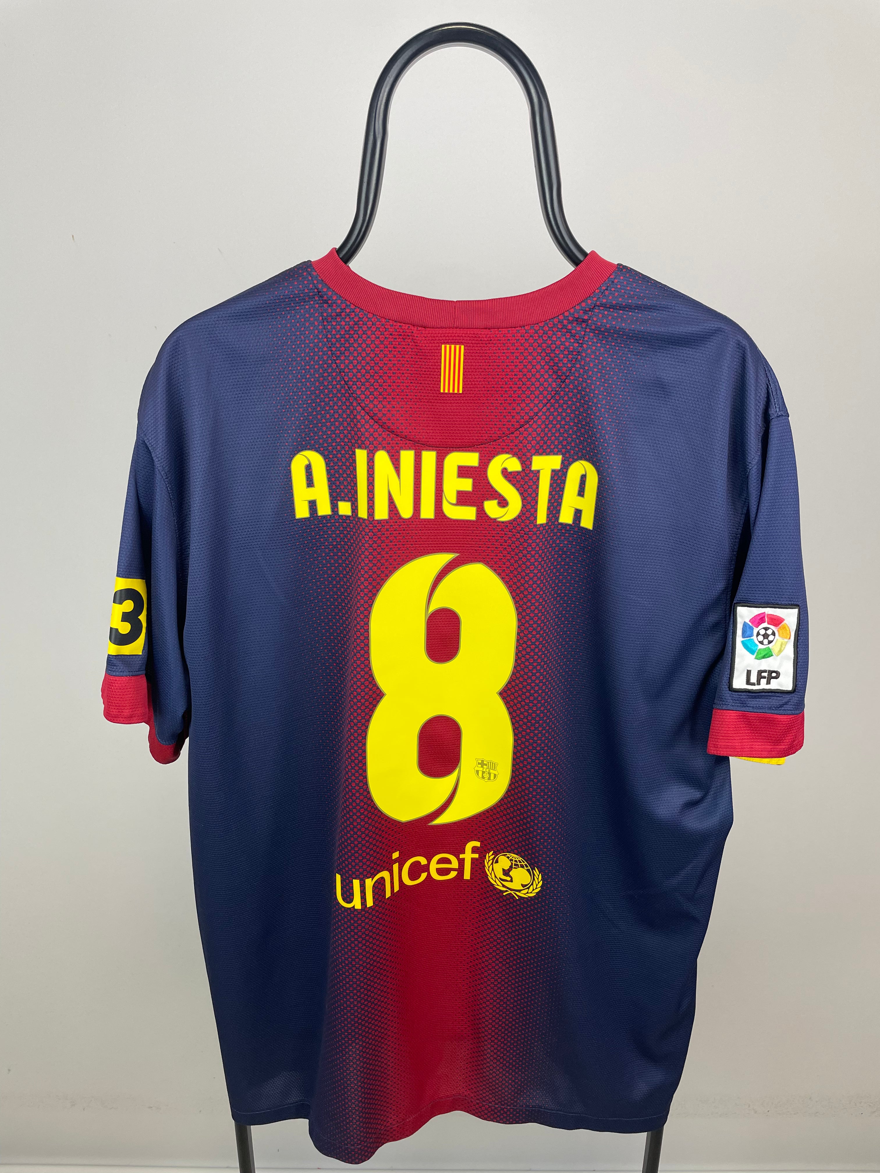 Andrés Iniesta FC Barcelona 12/13 Heimtrikot – XXL