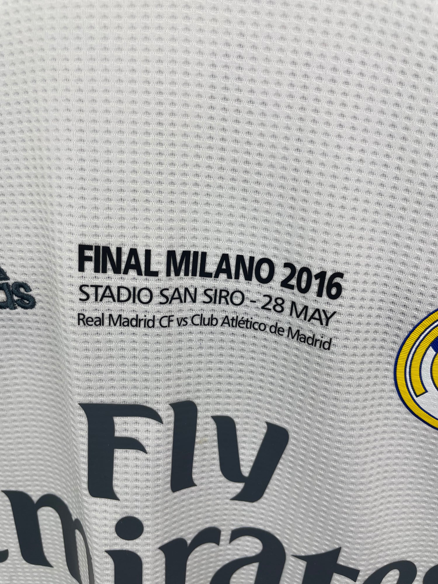 Cristiano Ronaldo Real Madrid 15/16 langærmet hjemmebanetrøje FINALTRYK - M