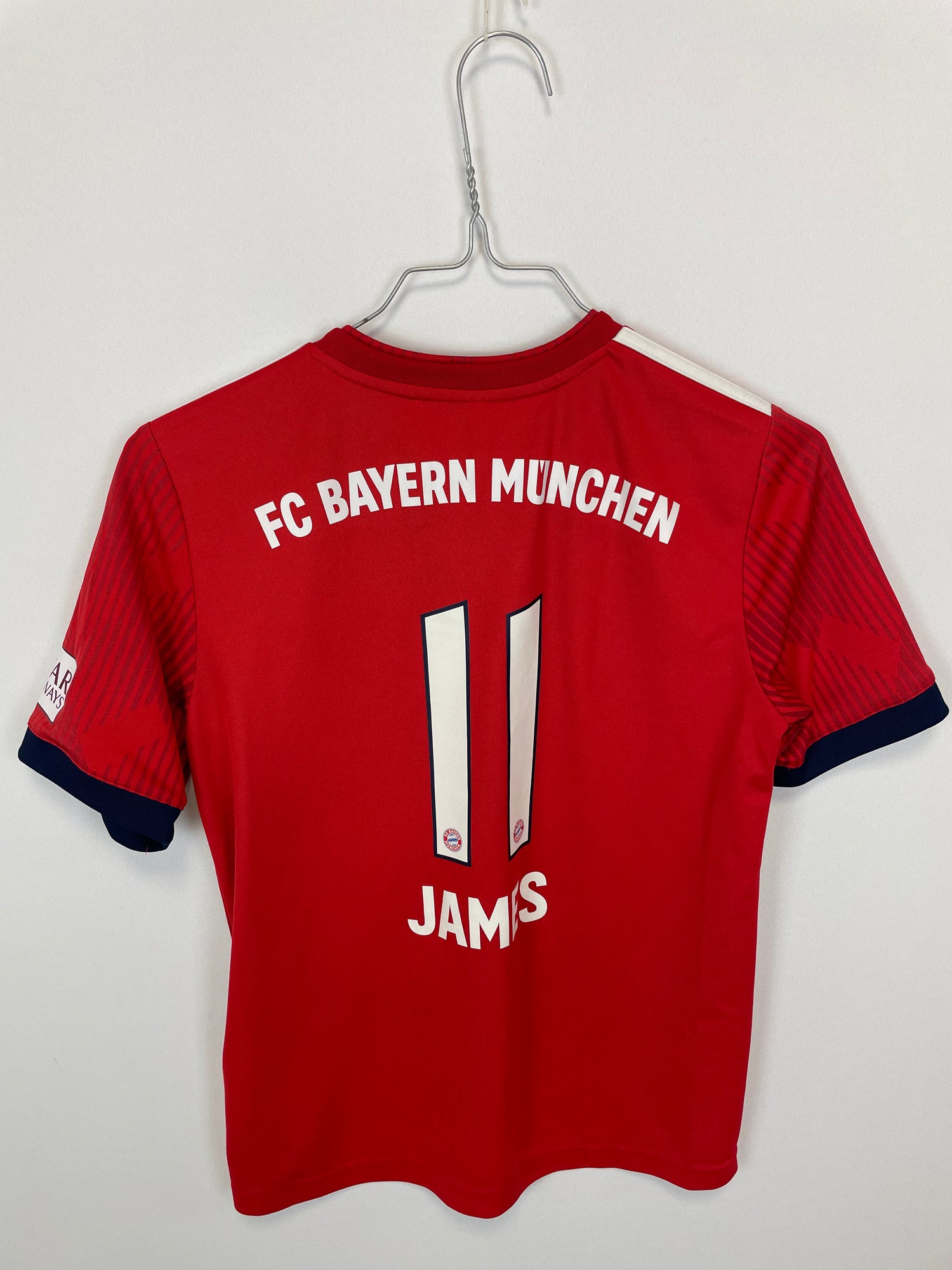 James Rodriguez Bayern München 18/19 hjemmebanetrøje - 11/12 år