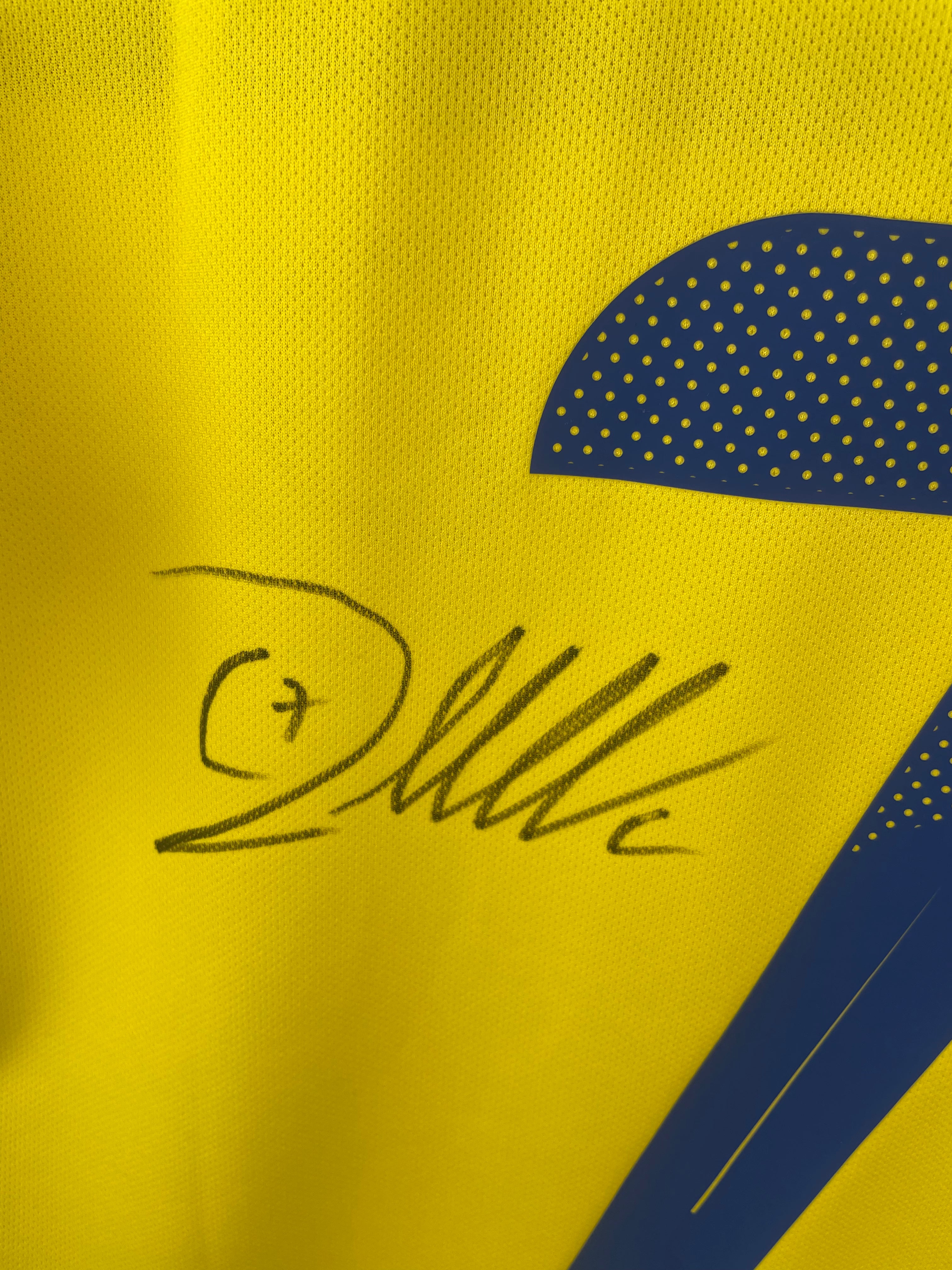 Cristiano Ronaldo Al Nassr 24/25 SIGNERET hjemmebanetrøje - L