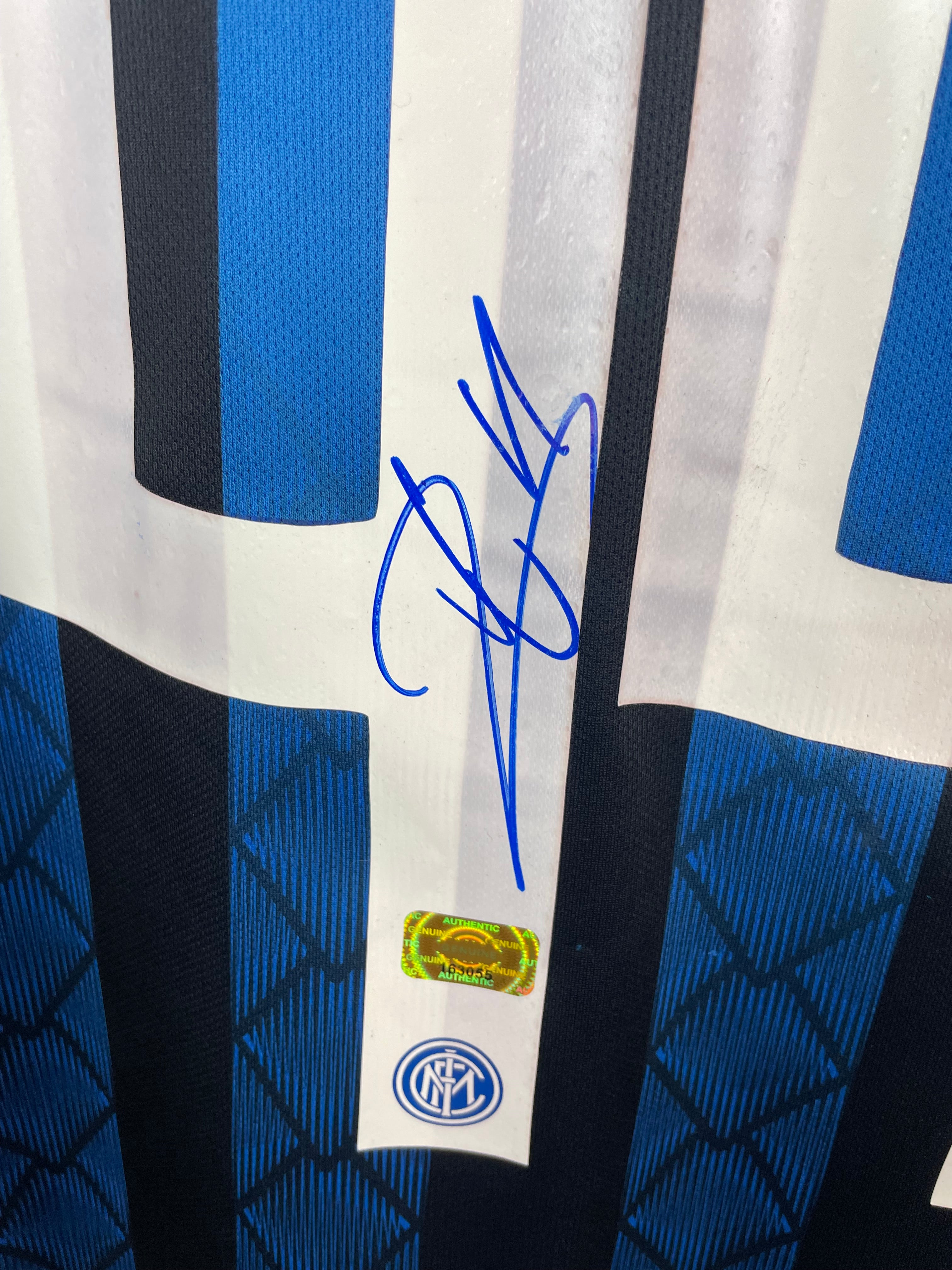 Perisic Inter Milan 18/19 SIGNERET hjemmebanetrøje - L