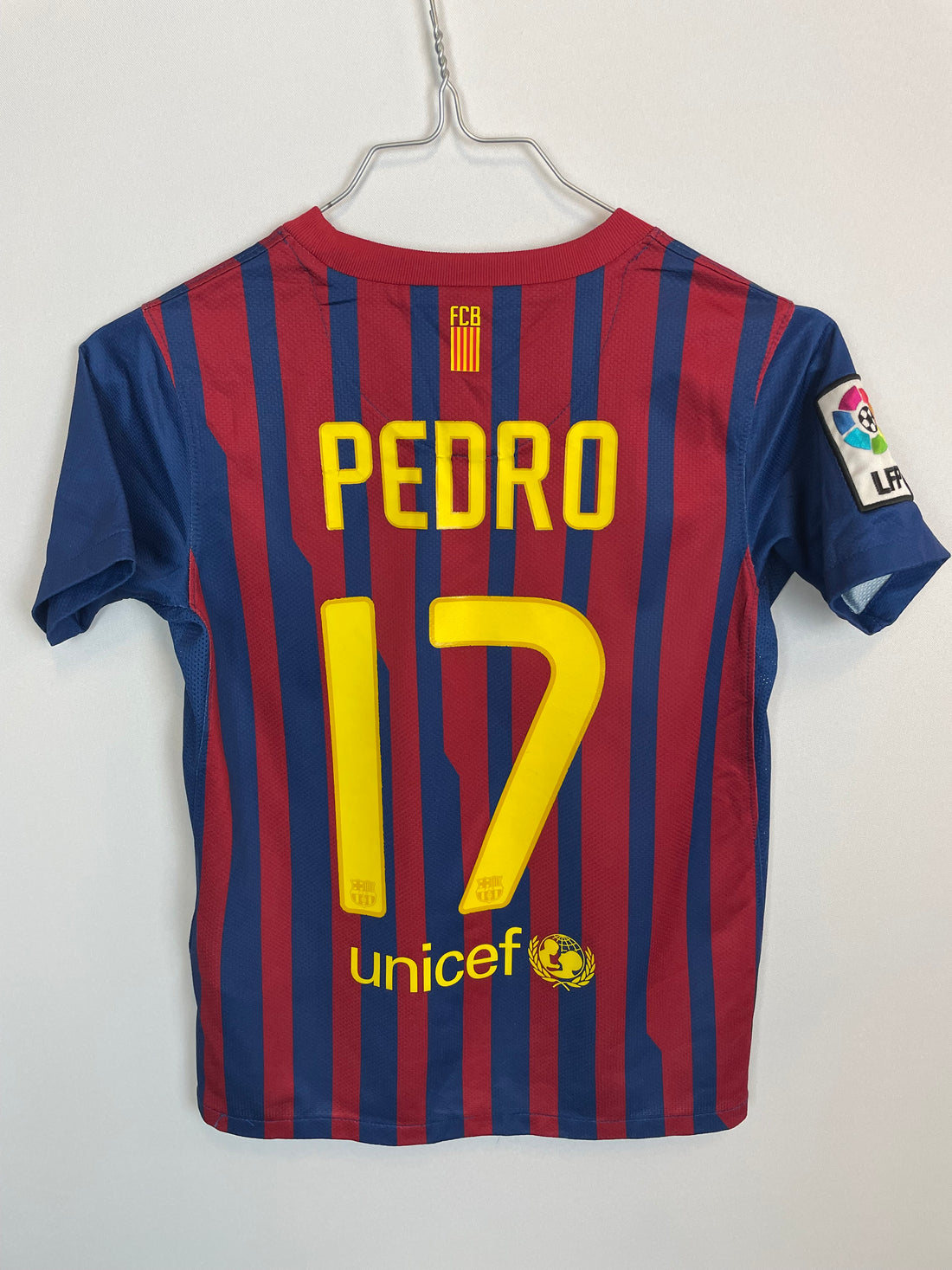 Pedro FC Barcelona Heimtrikot 11/12 - 11/12 Jahre