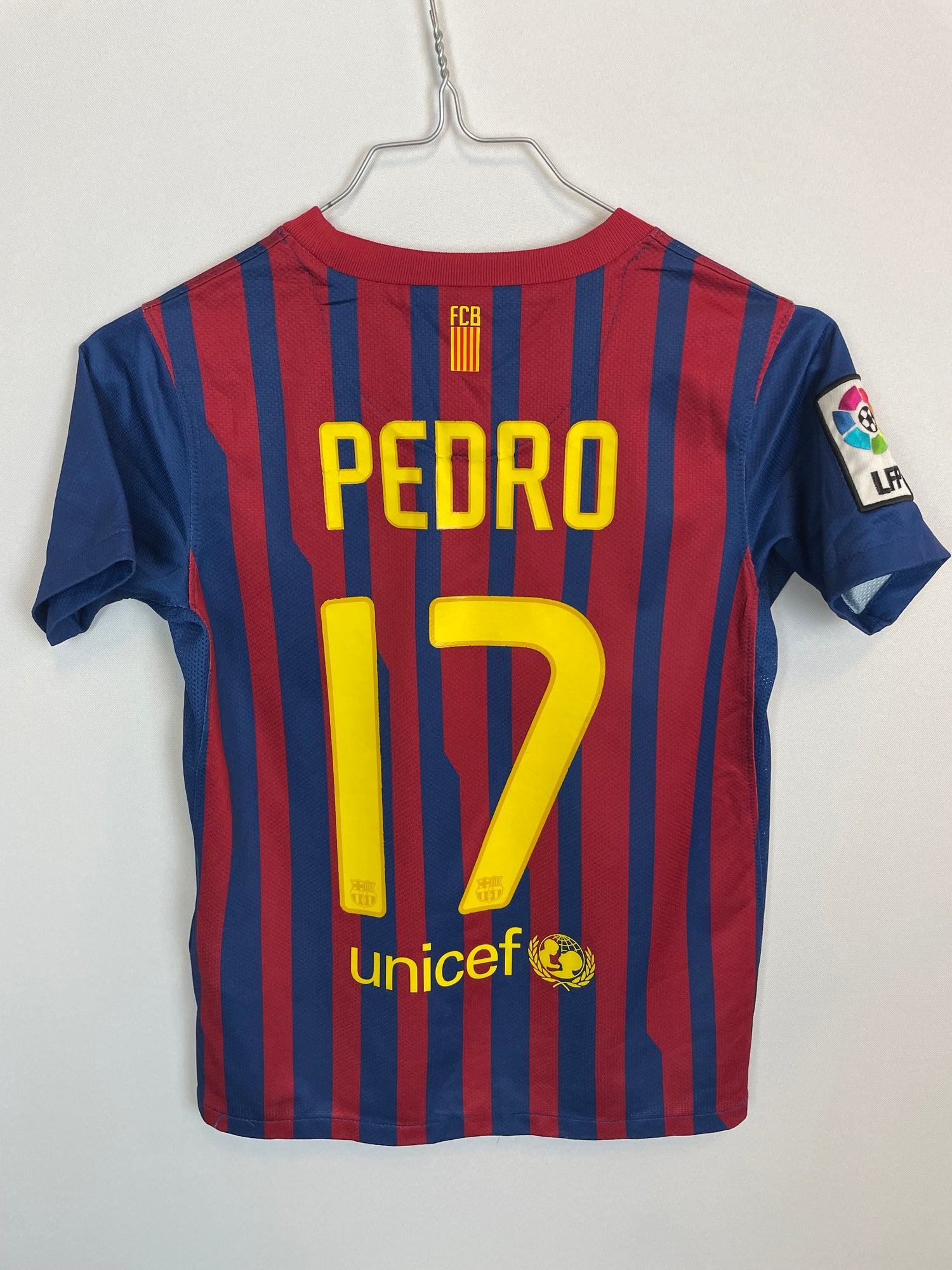 Pedro FC Barcelona Heimtrikot 11/12 - 11/12 Jahre