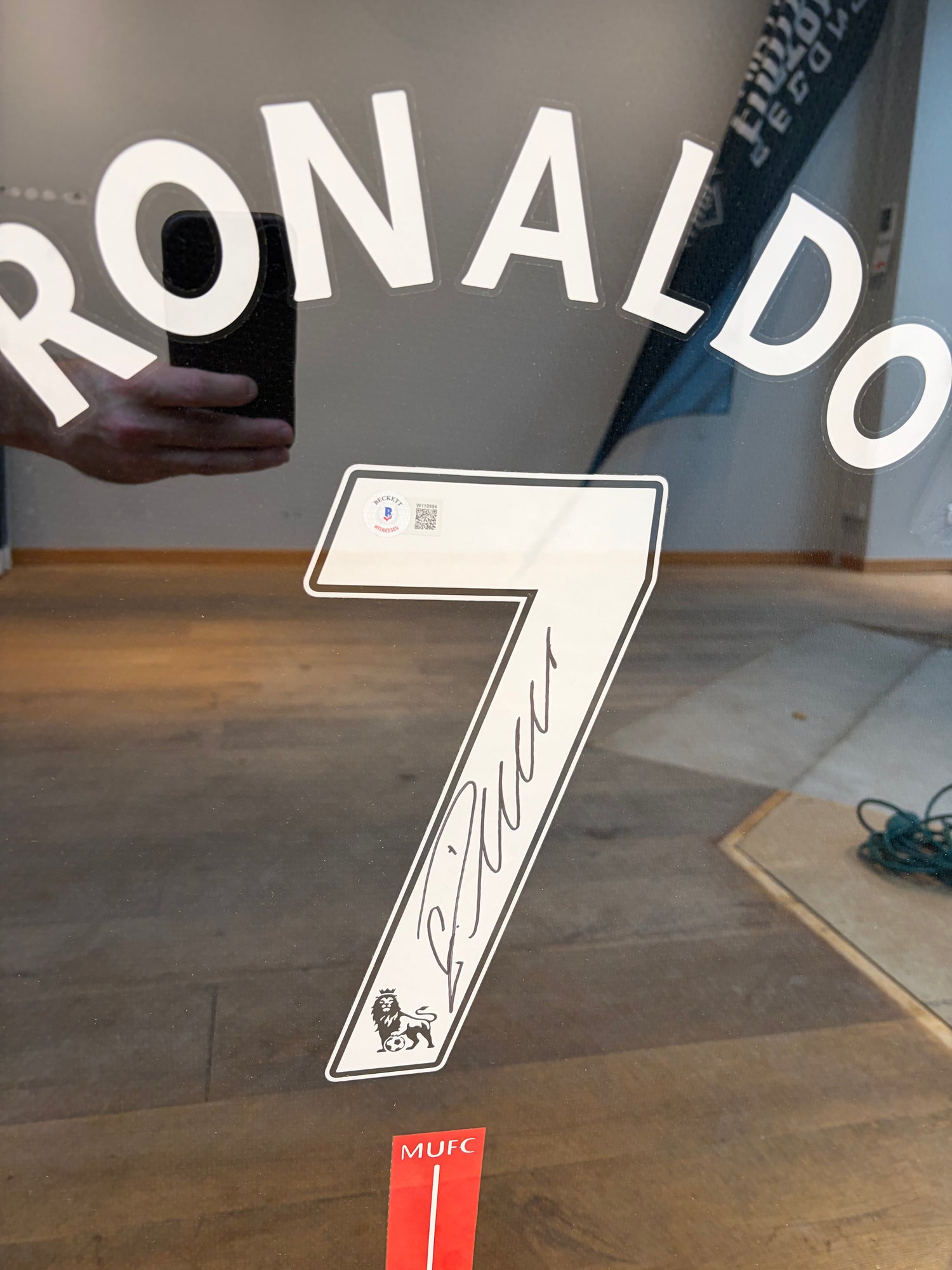Cristiano Ronaldo Manchester United 07/08 SIGNIERT