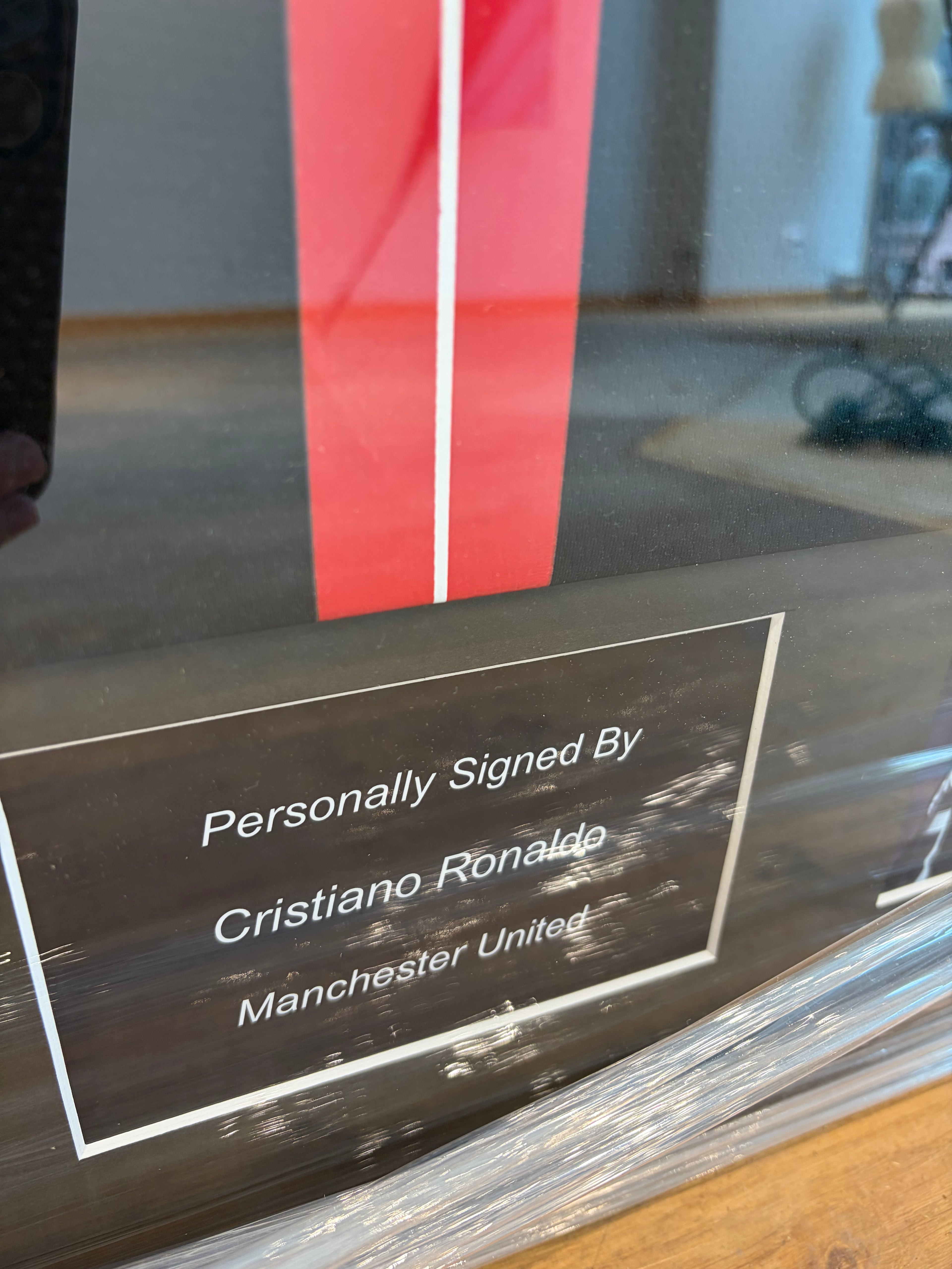 Cristiano Ronaldo Manchester United 07/08 SIGNIERT