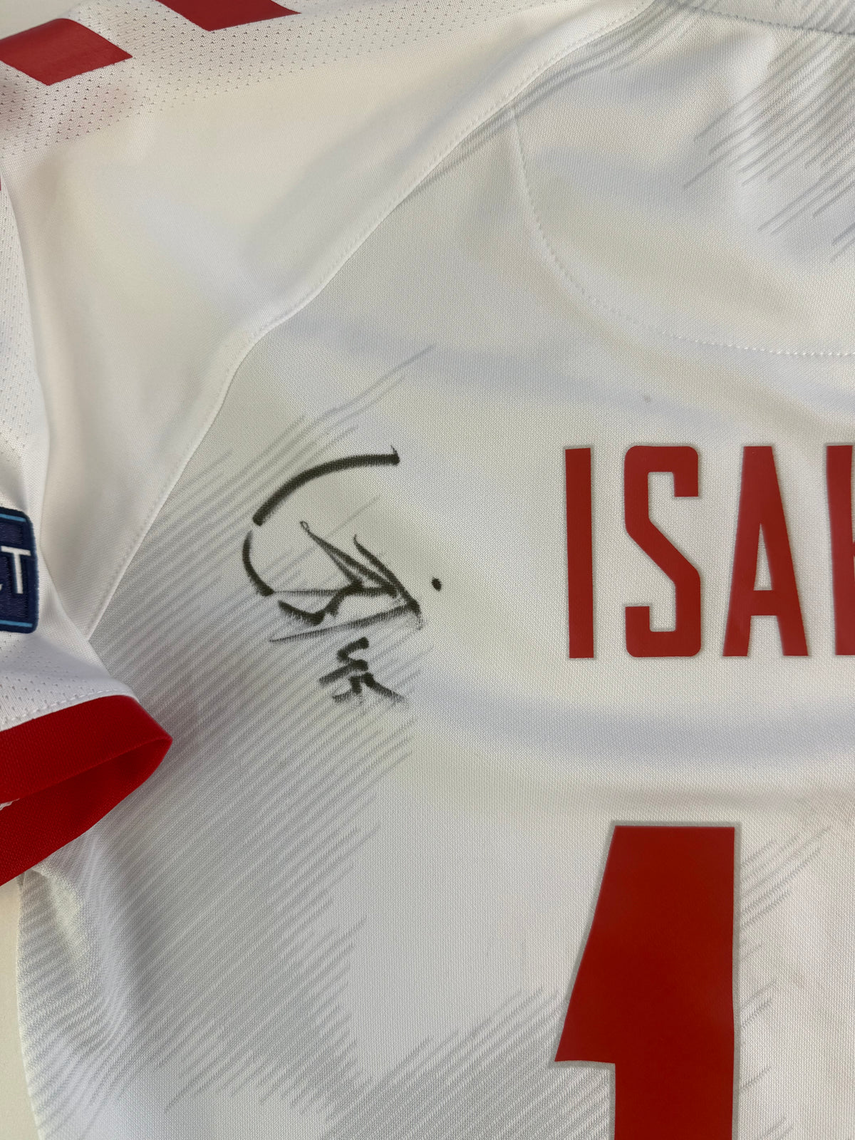 Gustav Isaksen Dänemark 20/21 Signed + Matchworn