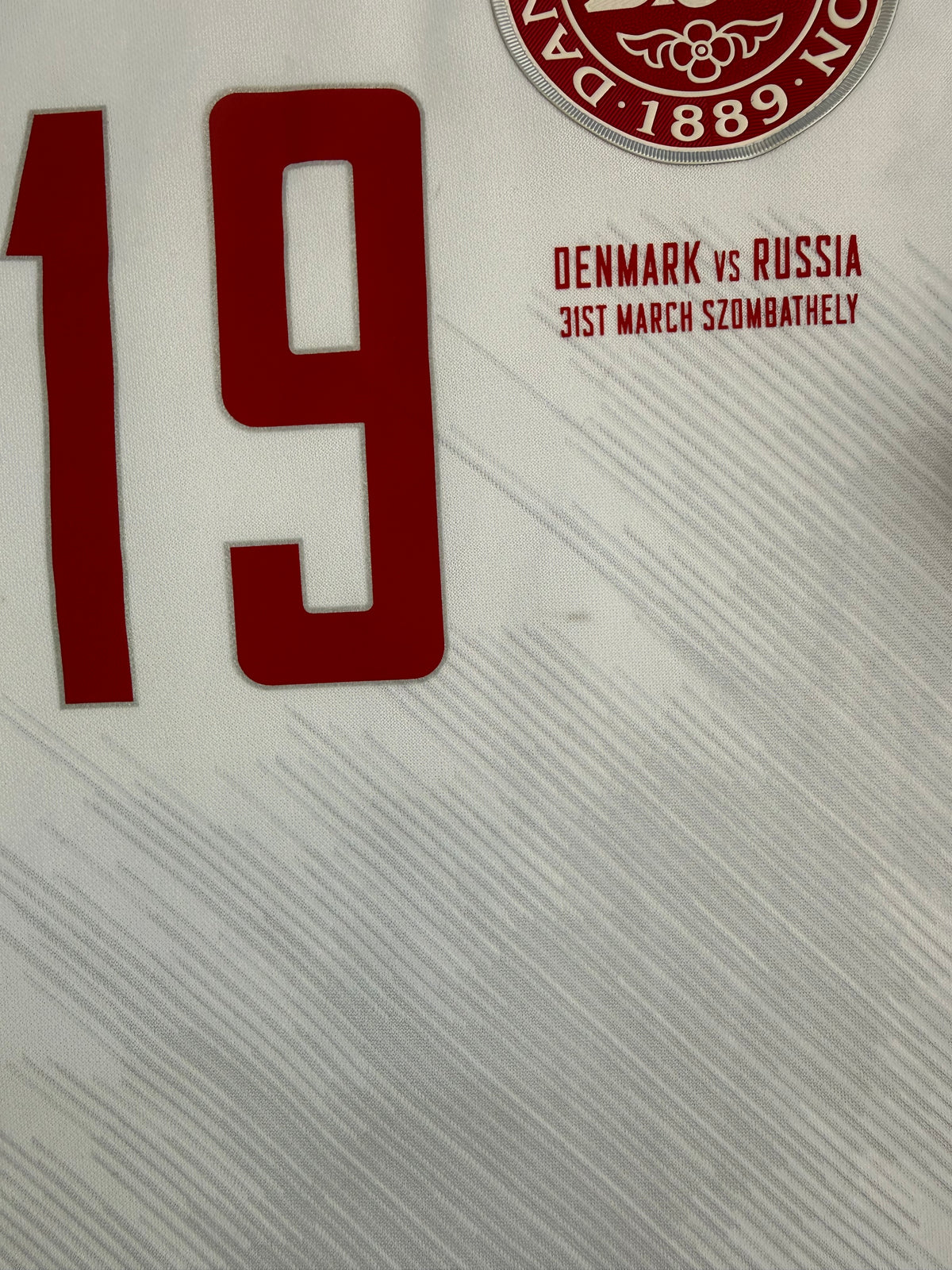 Gustav Isaksen Dänemark 20/21 Signed + Matchworn