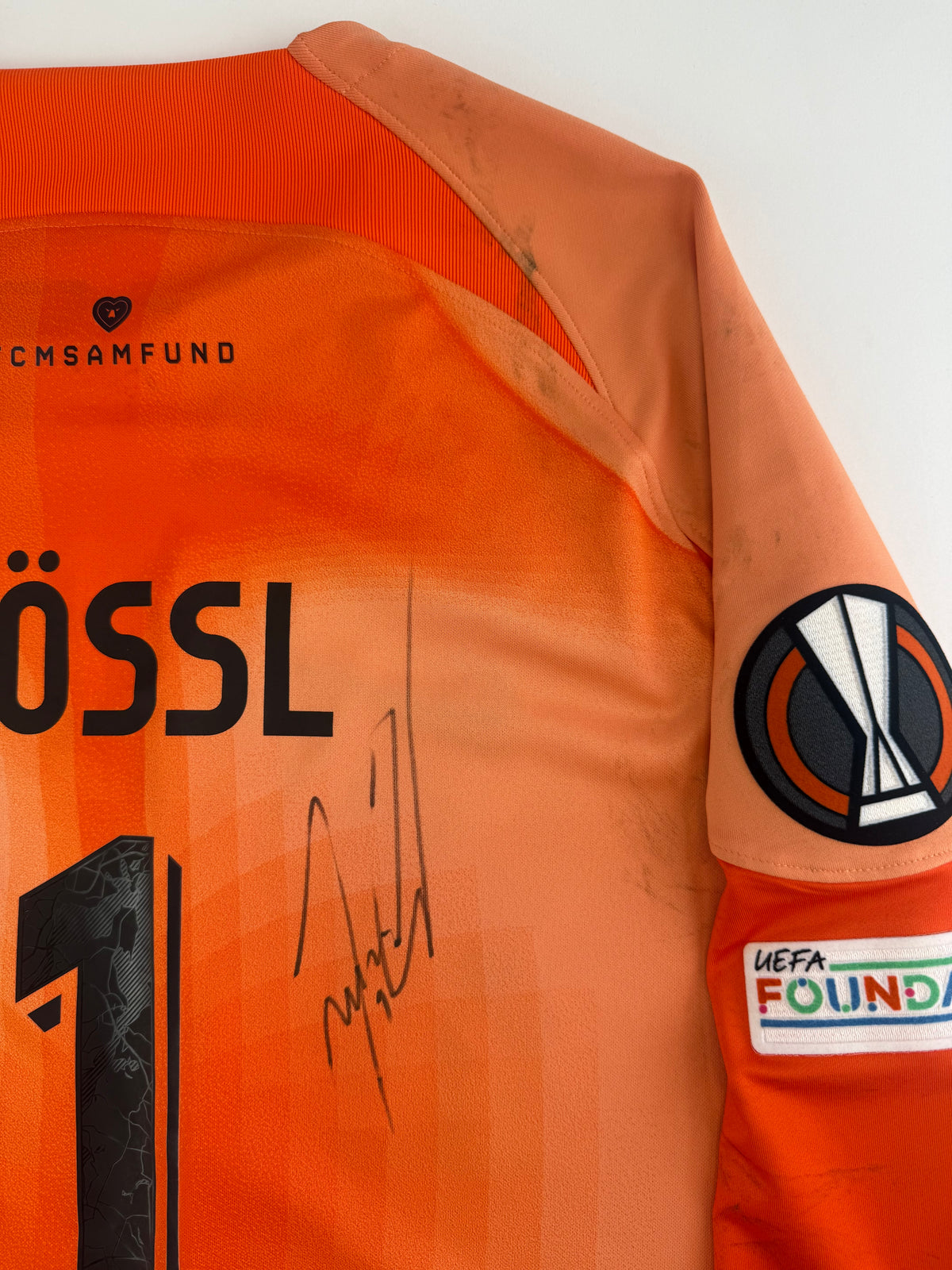 Jonas Lossl FCM 22/23 Signiert + Matchworn