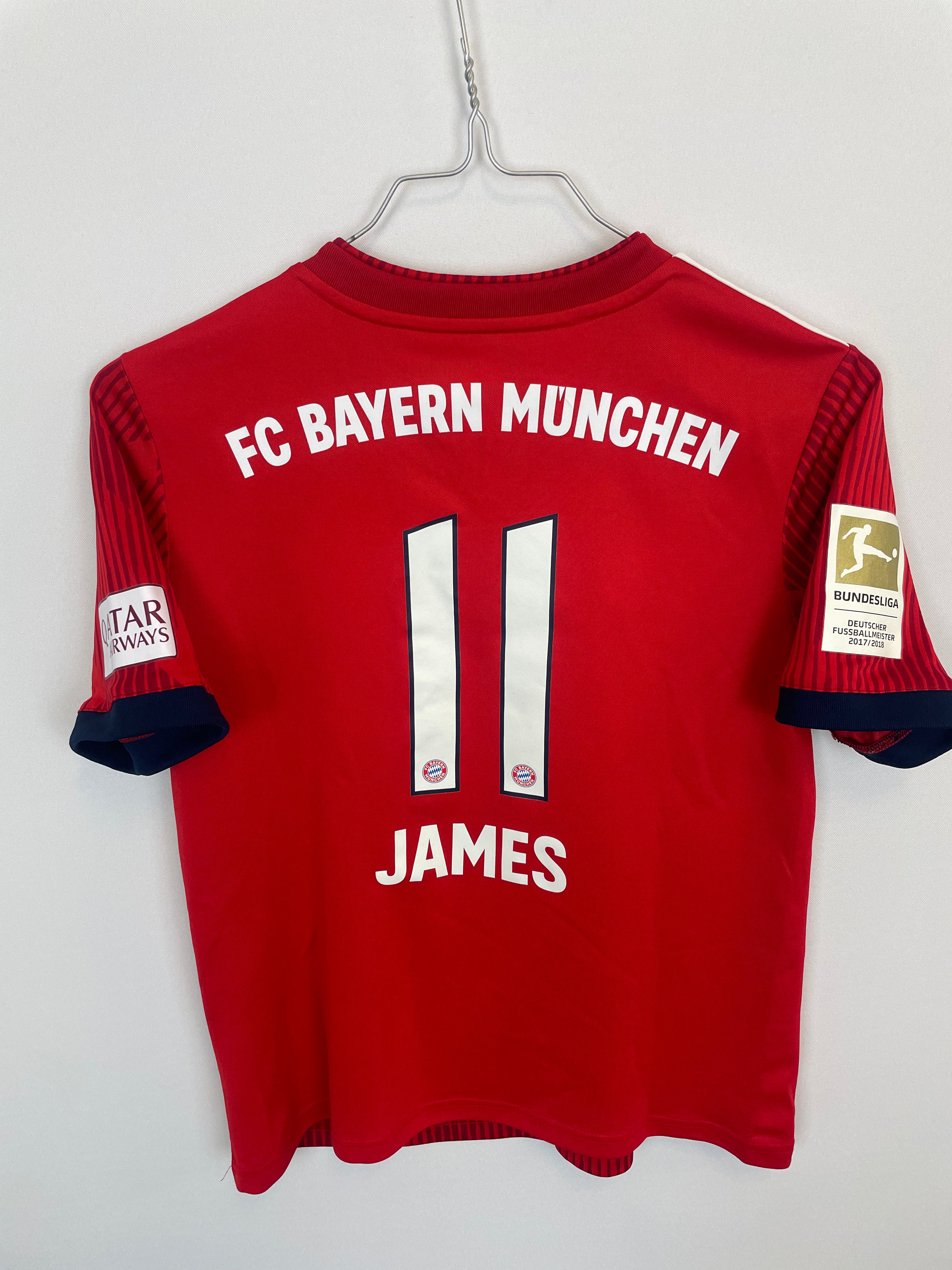James Rodriguez Bayern München Heimtrikot 18/19 - 11/12 Jahre