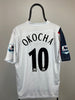 Jay-Jay Okocha Bolton Heimtrikot 05/07, signiert vom Team – XL