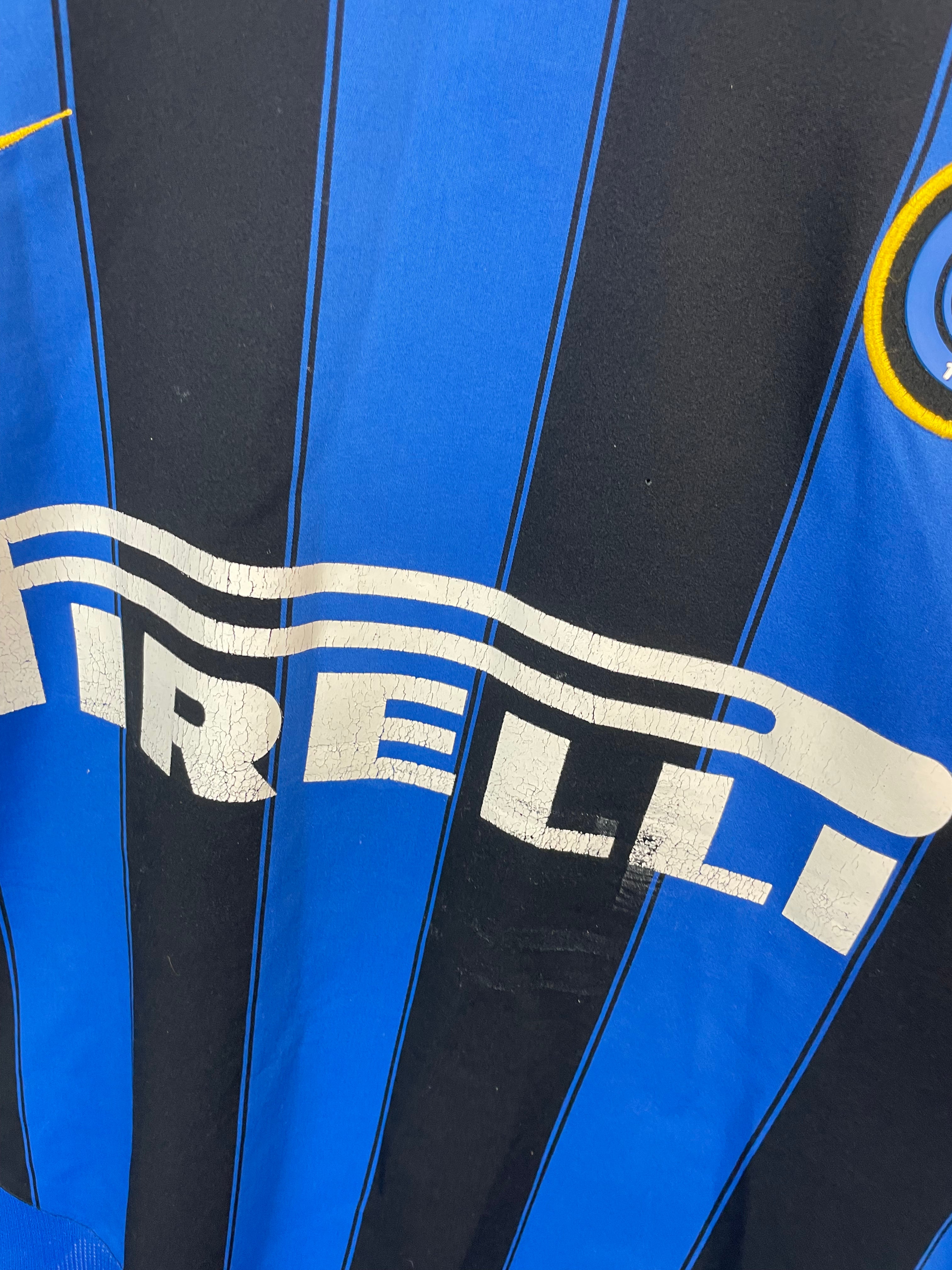 Adriano Inter Mailand Heimtrikot 03/04 - M