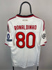 Ronaldinho AC Milan 09/10 udebanetrøje - XL