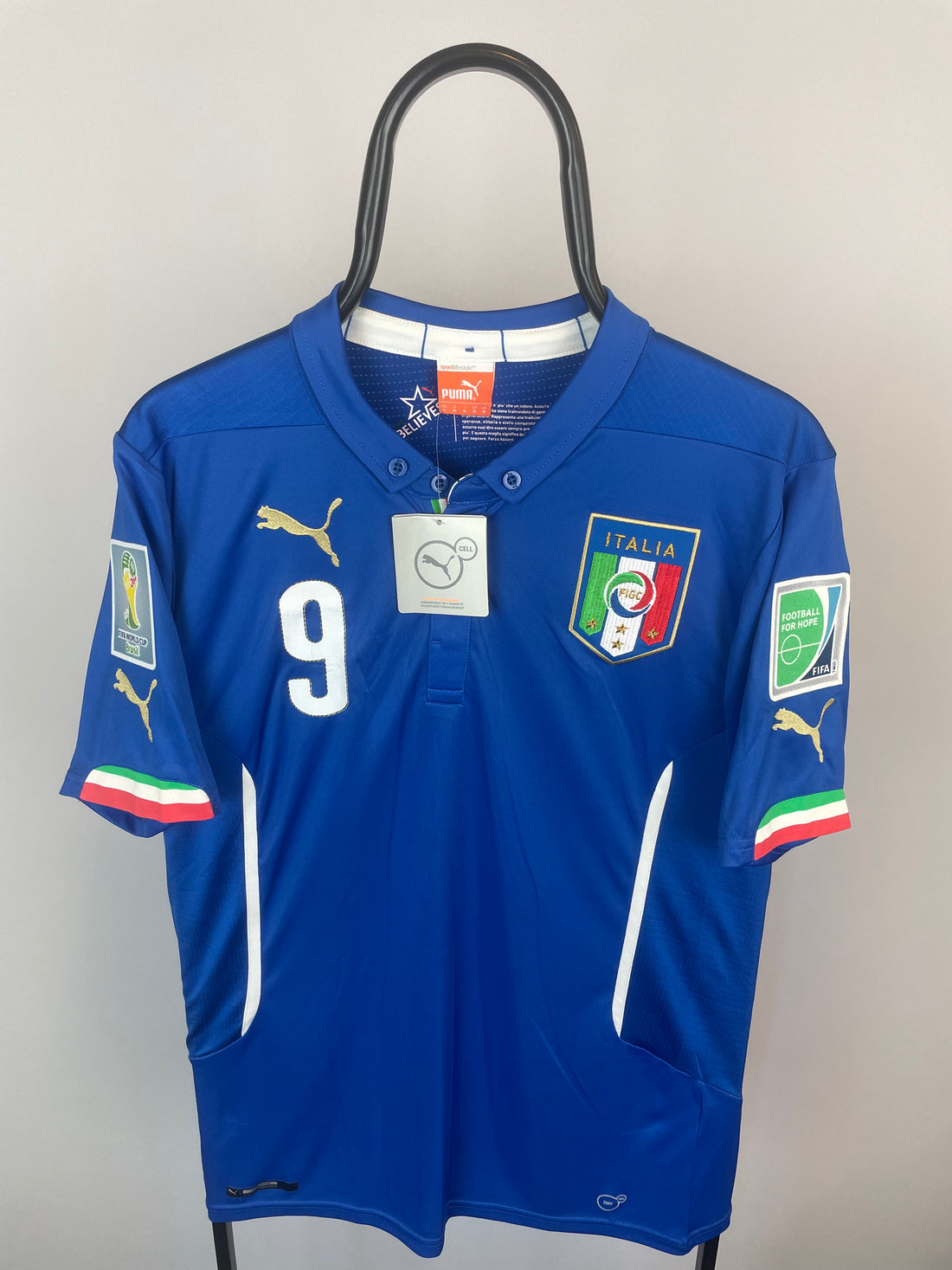 Mario Balotelli Italien Heimtrikot 14/16 - M