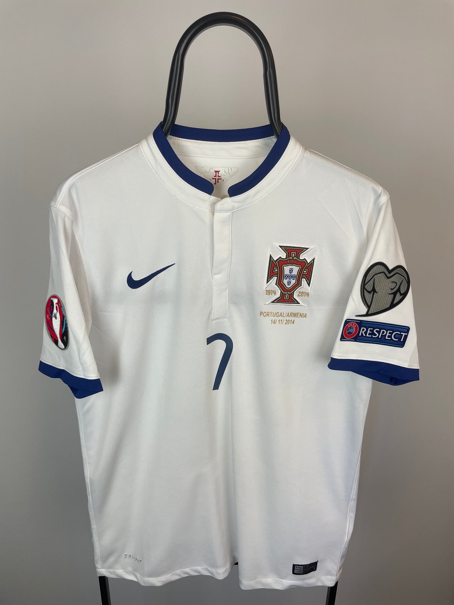 Cristiano Ronaldo Portugal 14/16 udebanetrøje Kampdetaljer - M