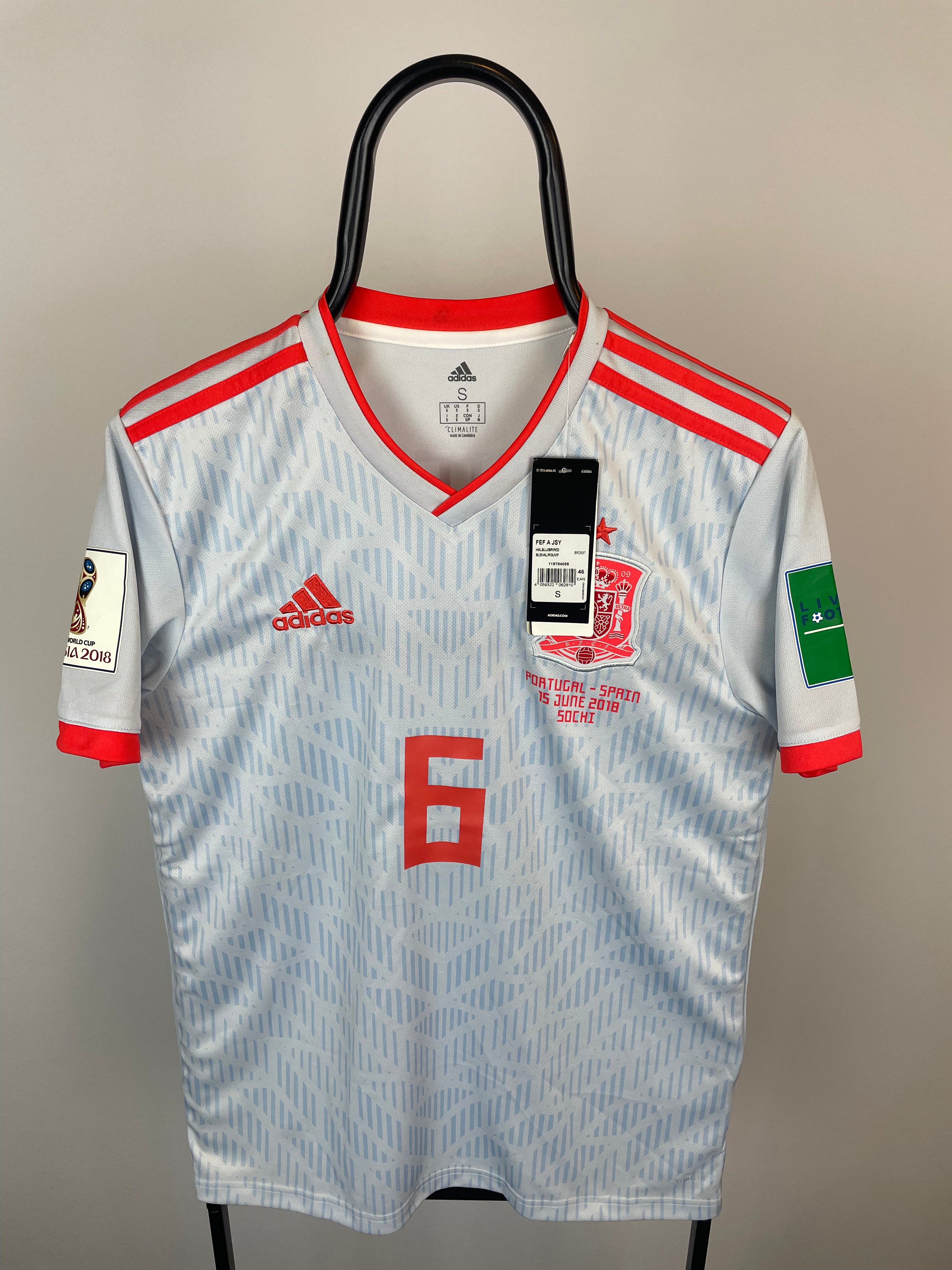 Andrés Iniesta Spanien 18/20 Spieldetails Auswärtstrikot - Größe