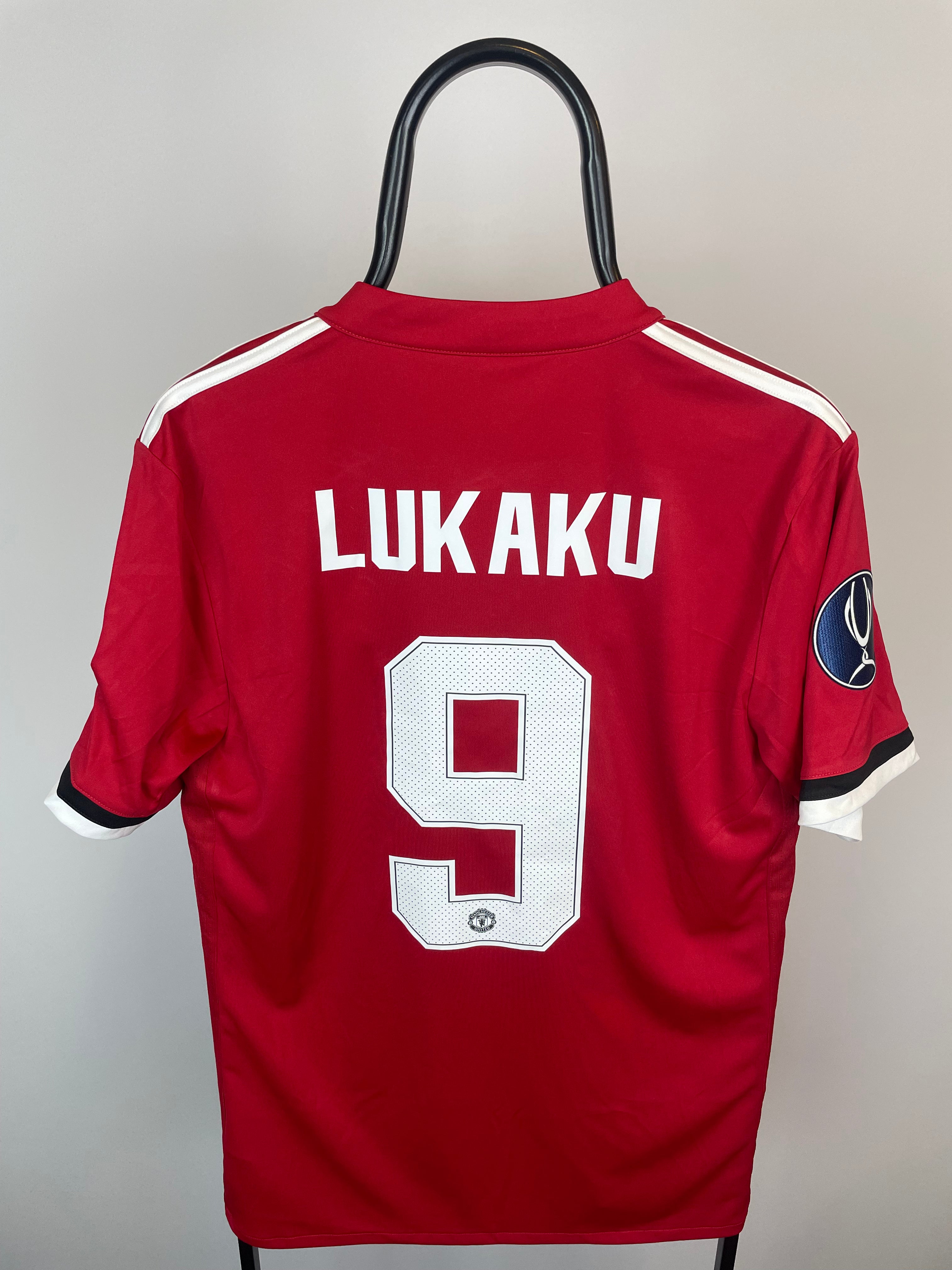 Romelu Lukaku Manchester United 17/18 hjemmebanetrøje FINALETRYK - M