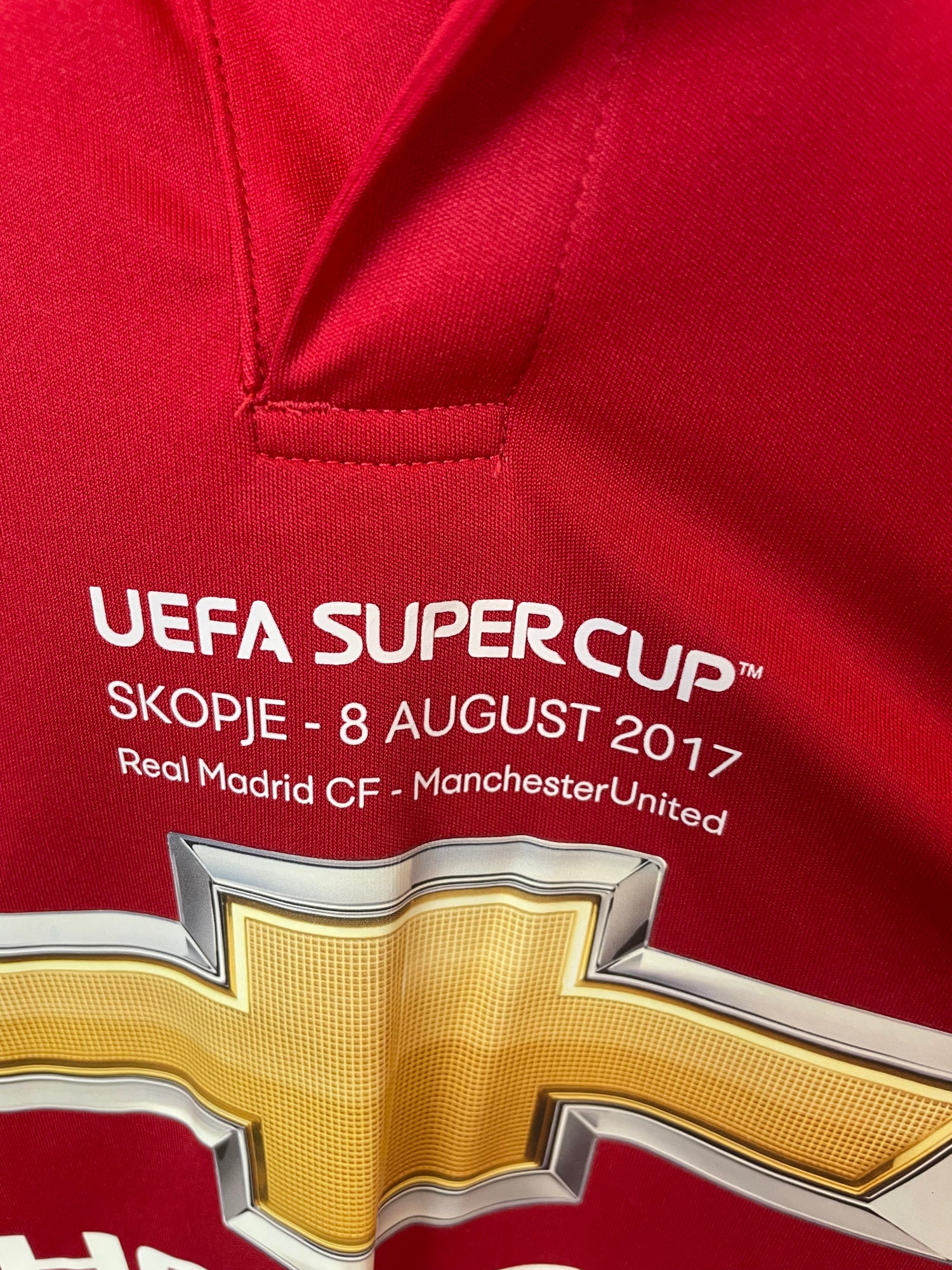 Romelu Lukaku Manchester United 17/18 hjemmebanetrøje FINALETRYK - M