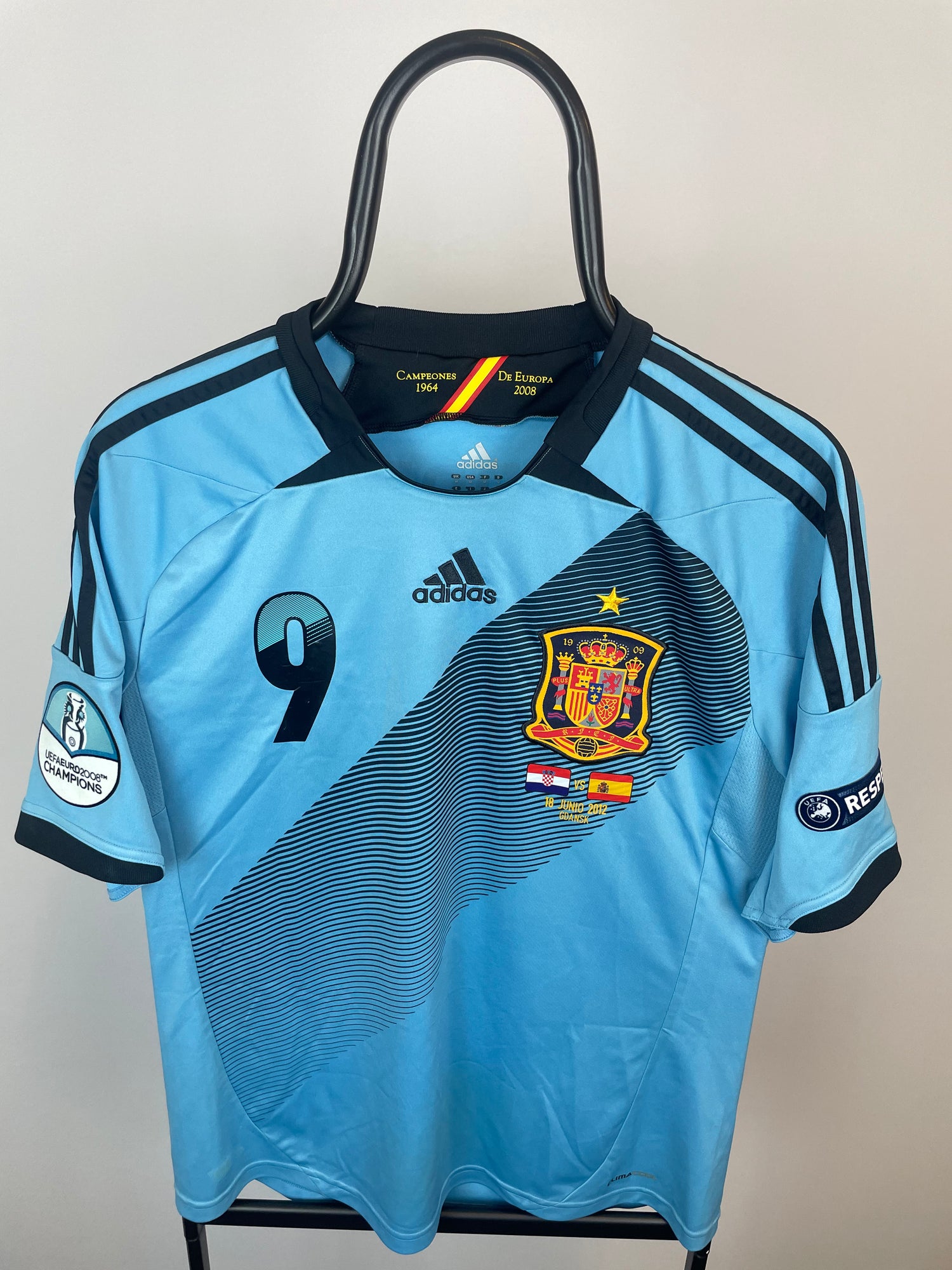 Fernando Torres Spanien 11/12 Auswärtstrikot SPIELDETAILS - M