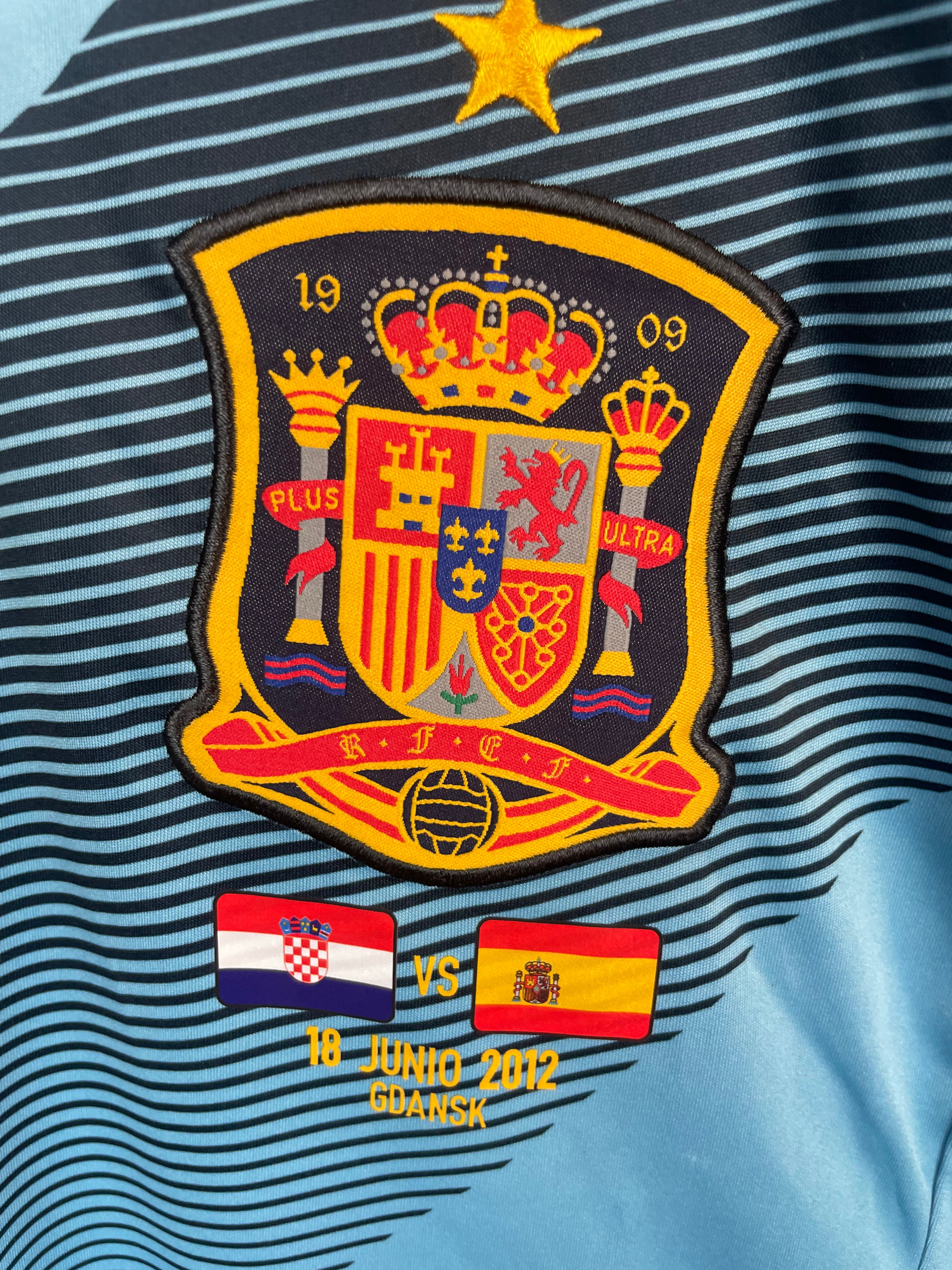 Fernando Torres Spanien 11/12 Auswärtstrikot SPIELDETAILS - M