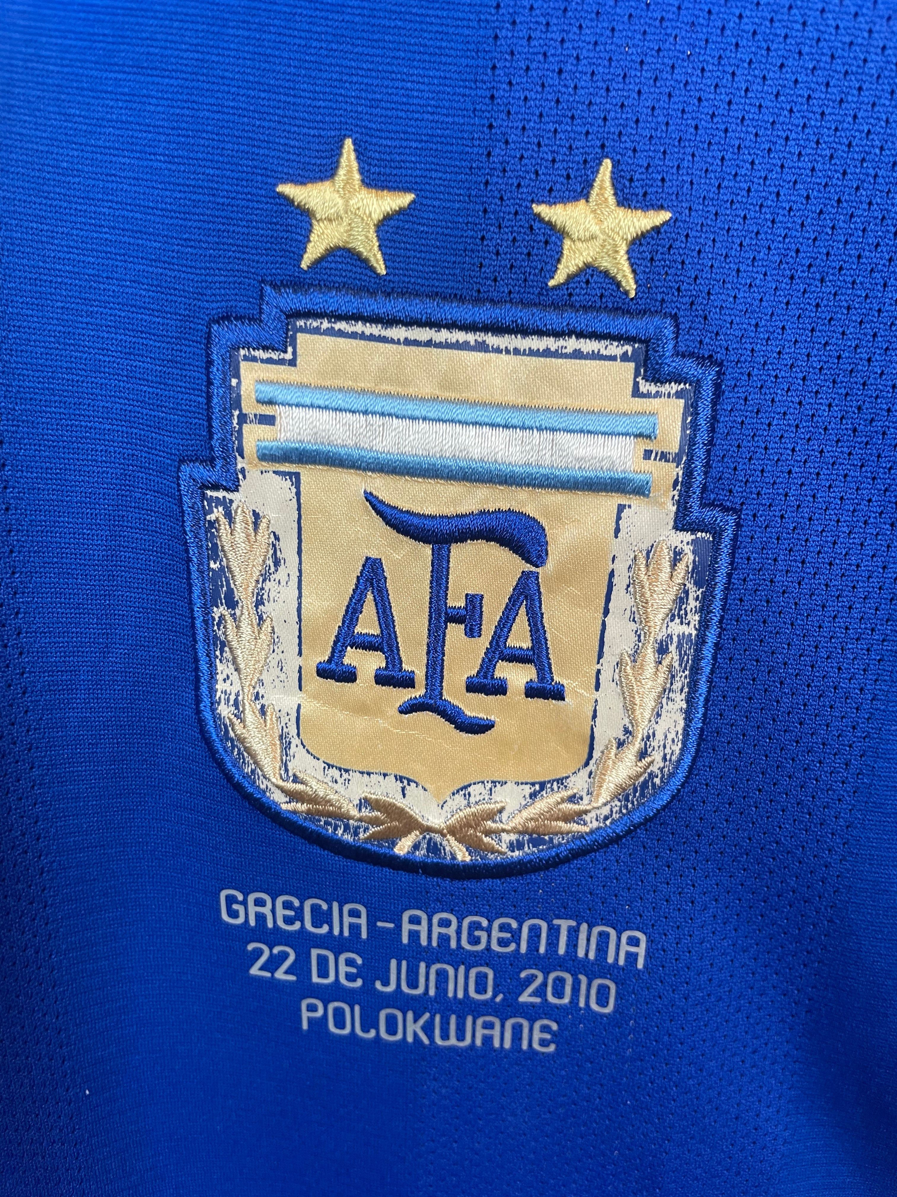 Lionel Messi Argentinien 09/11 Auswärtstrikot – Spieldetails – M