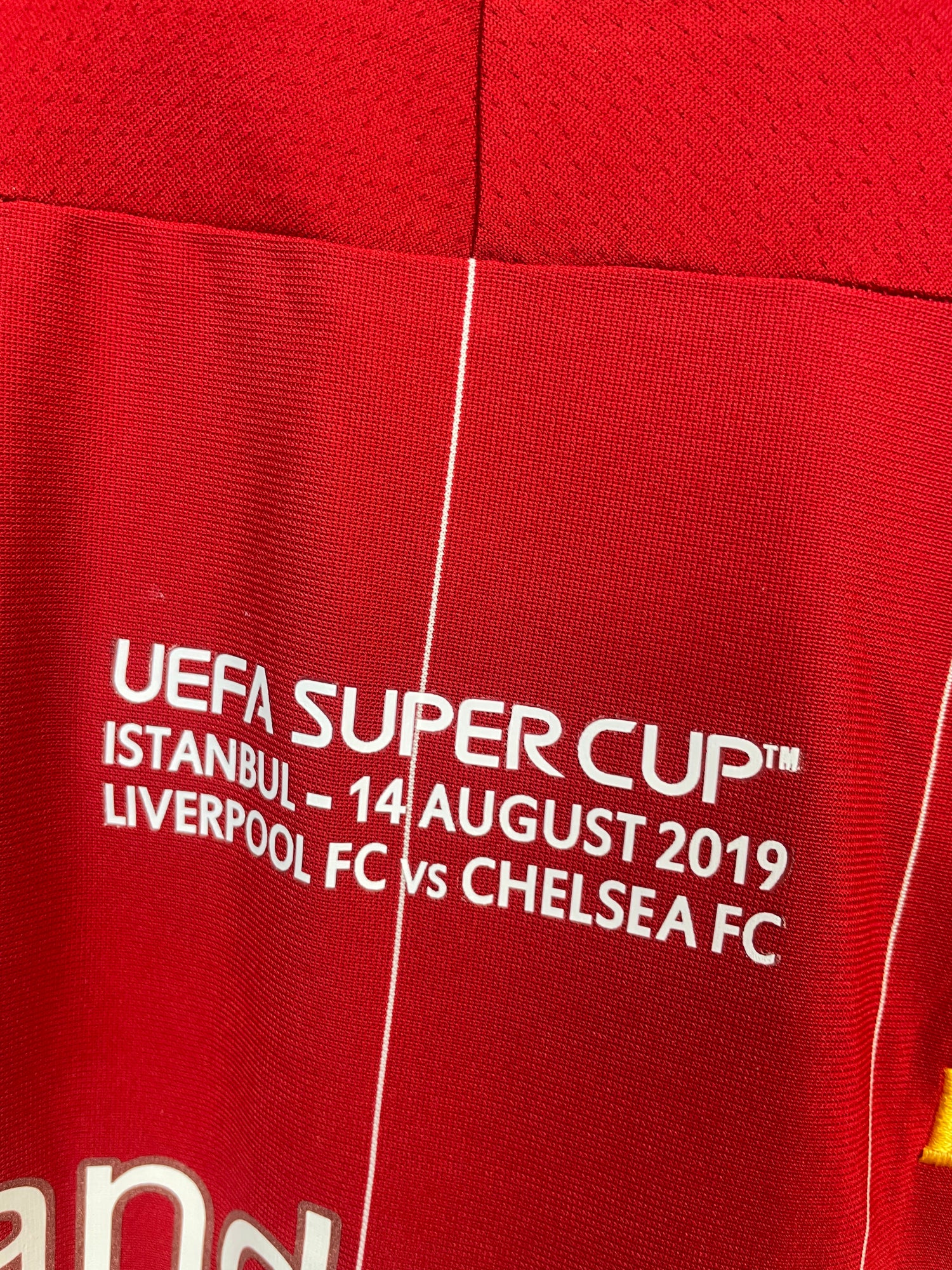 Roberto Firmino Liverpool 19/20 hjemmebanetrøje FINALETRYK - L