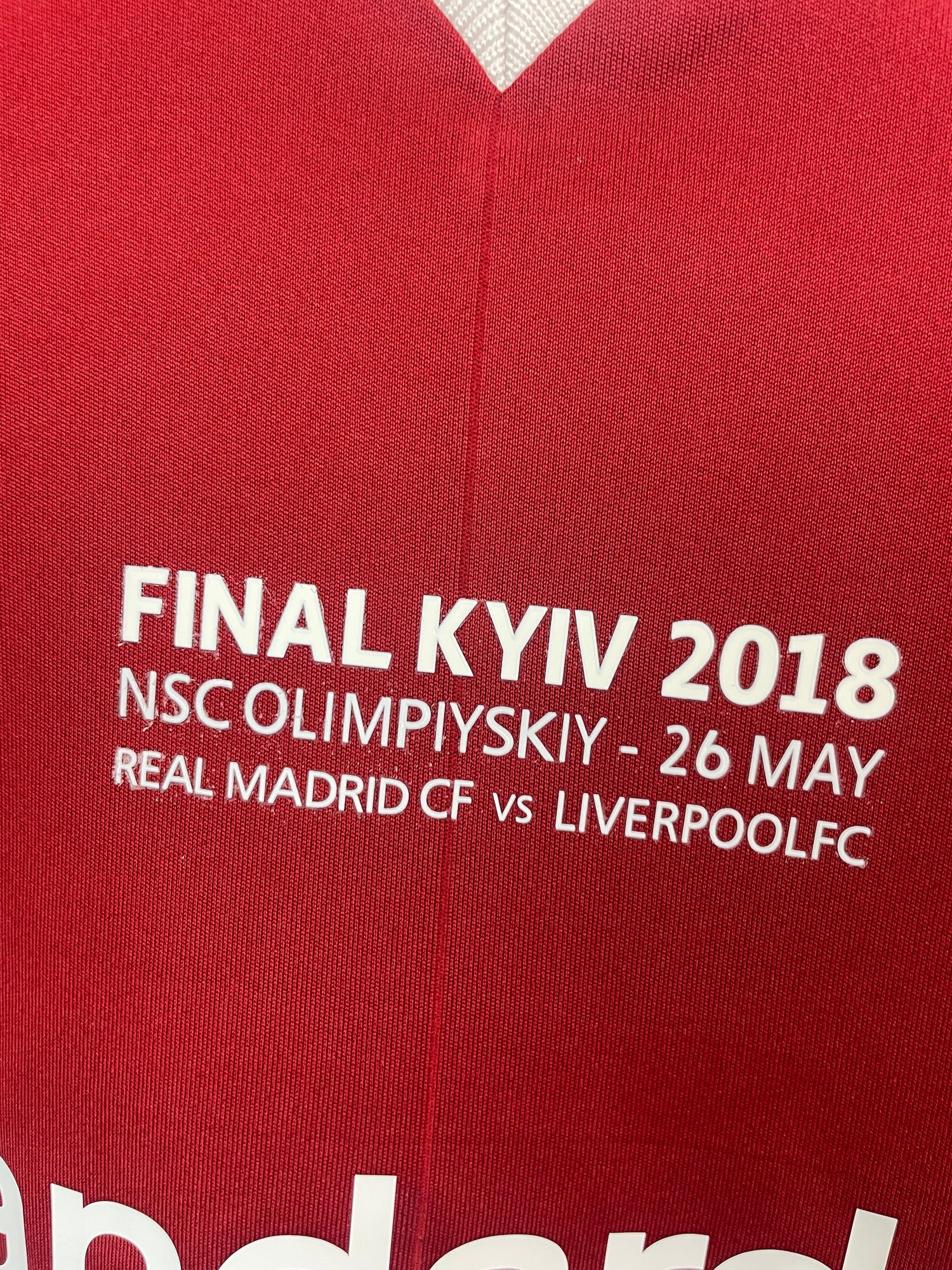 Mohammed Salah Liverpool 17/18 hjemmebanetrøje FINALETRYK - M