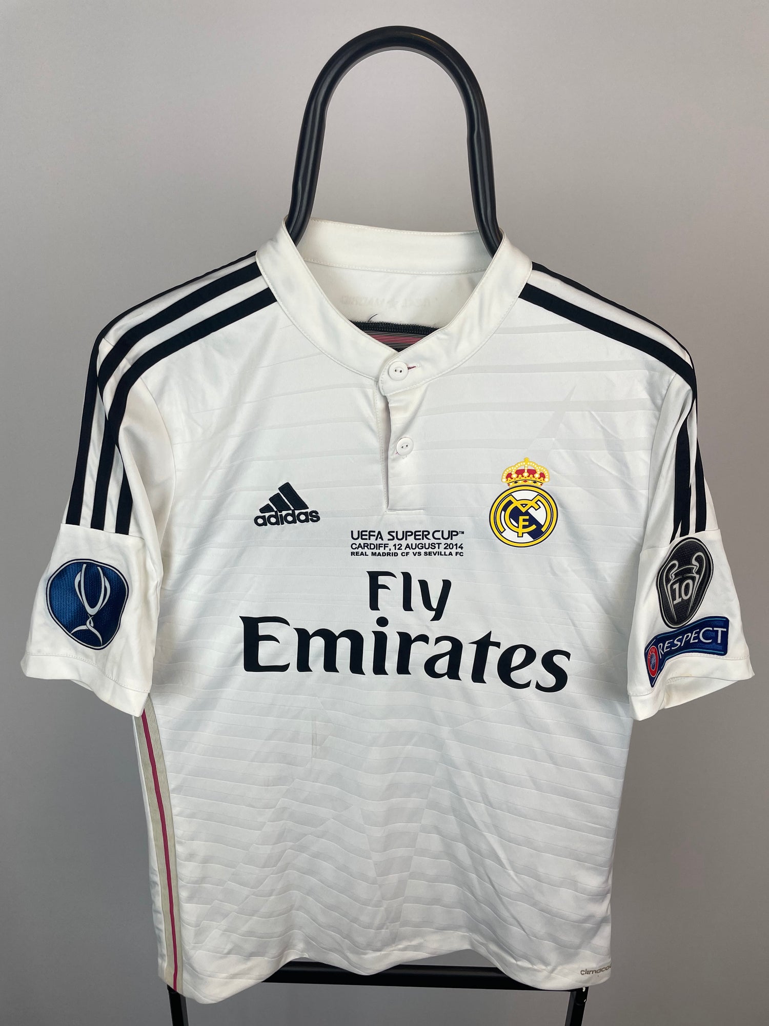 Cristiano Ronaldo Real Madrid Heimtrikot 14/15 ENDGÜLTIGER DRUCK - S