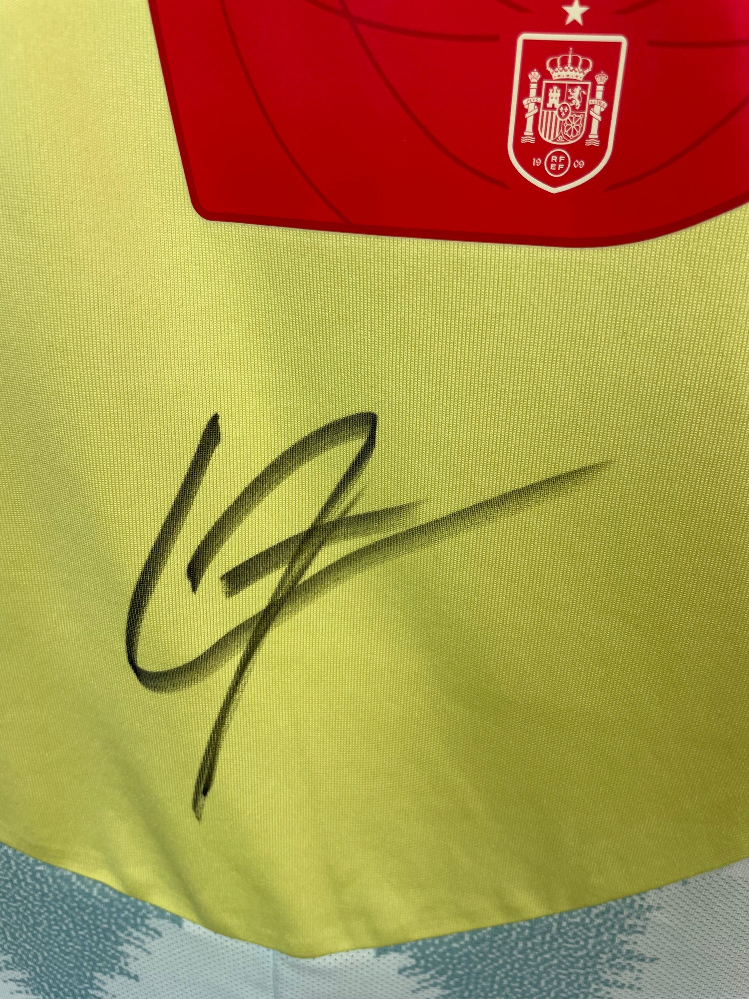 Lamine Yamal Spanien 24/25 SIGNERET Matchissue udebanetrøje - M