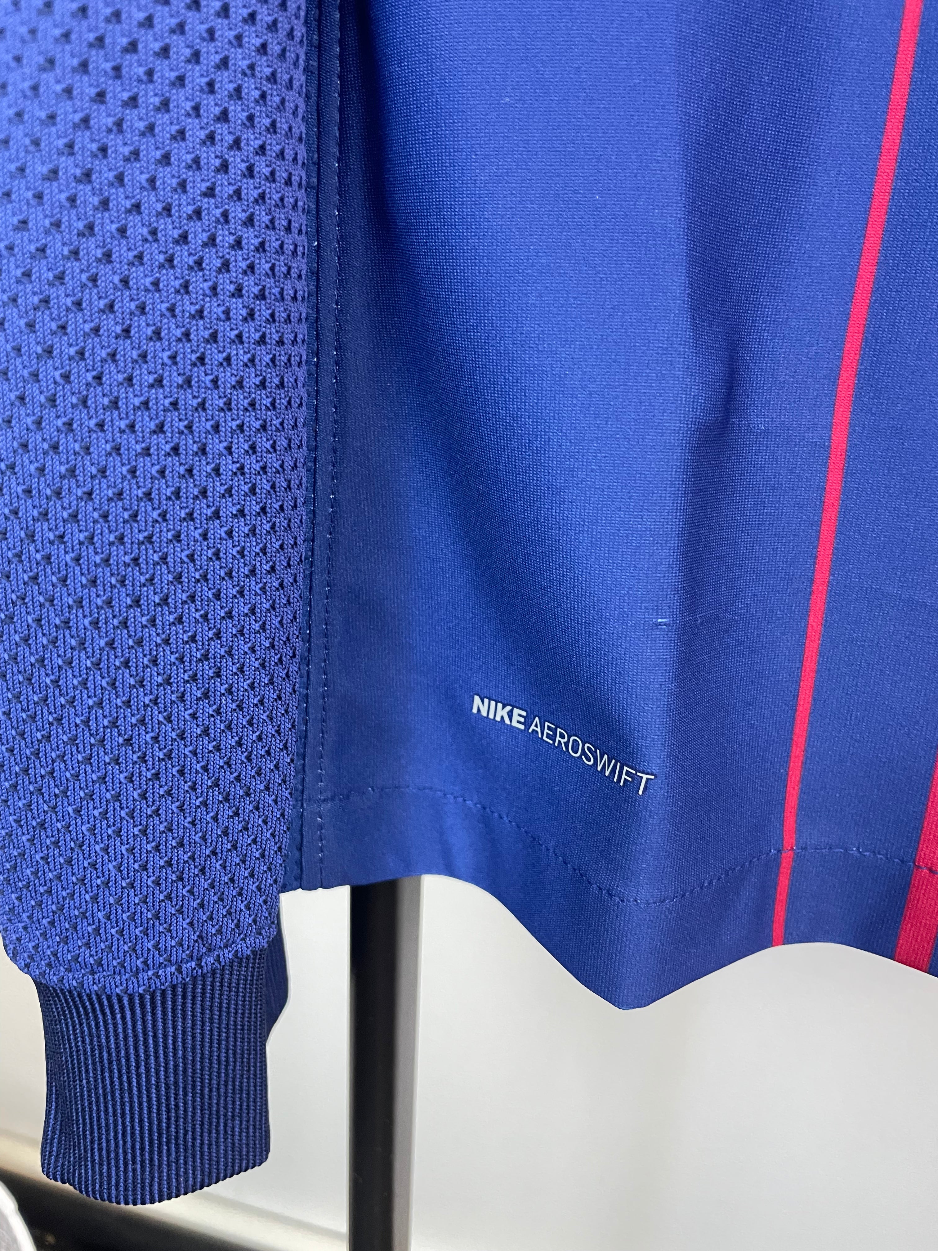 Lionel Messi Barcelona 17/18 SIGNERET Matchissue hjemmebanetrøje - L