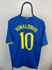 Ronaldinho Brasilien Auswärtstrikot 08/09 - L