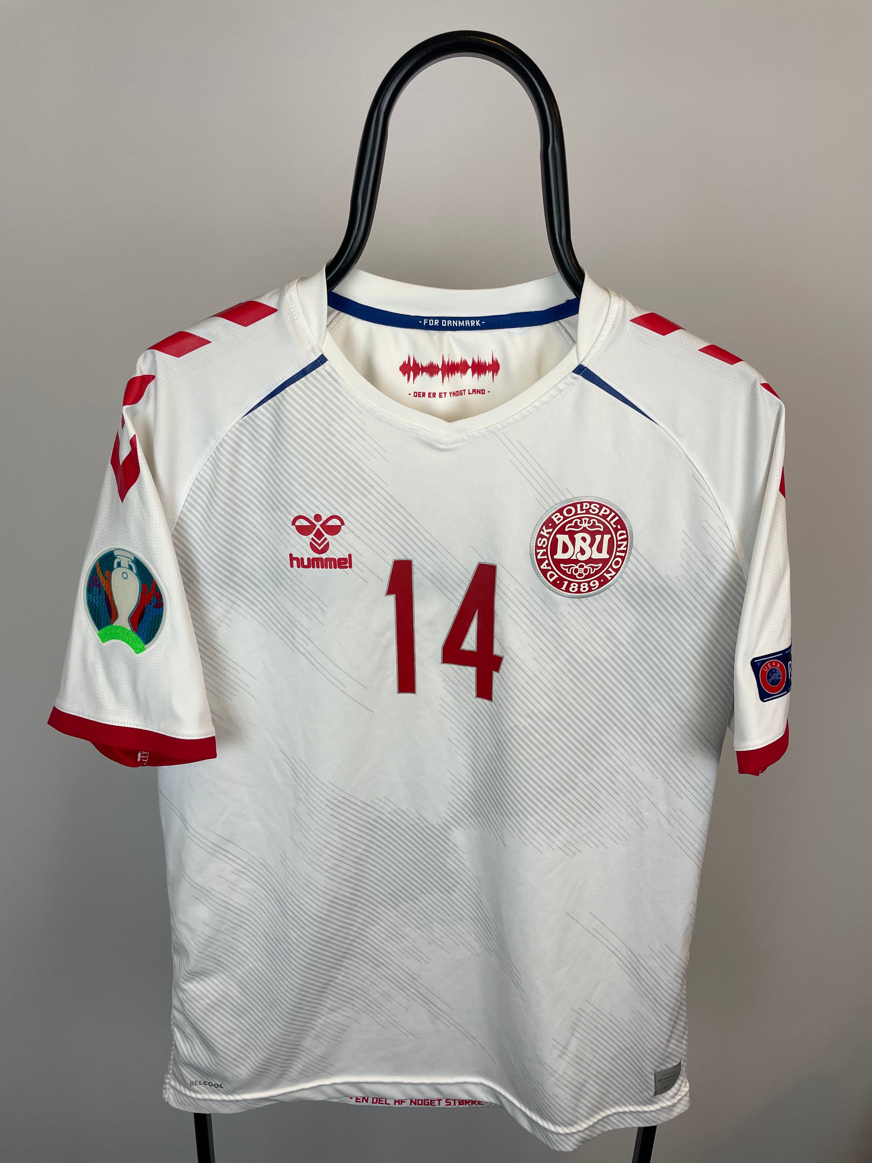 Mikkel Damsgaard Dänemark 20/22 Auswärtstrikot – L