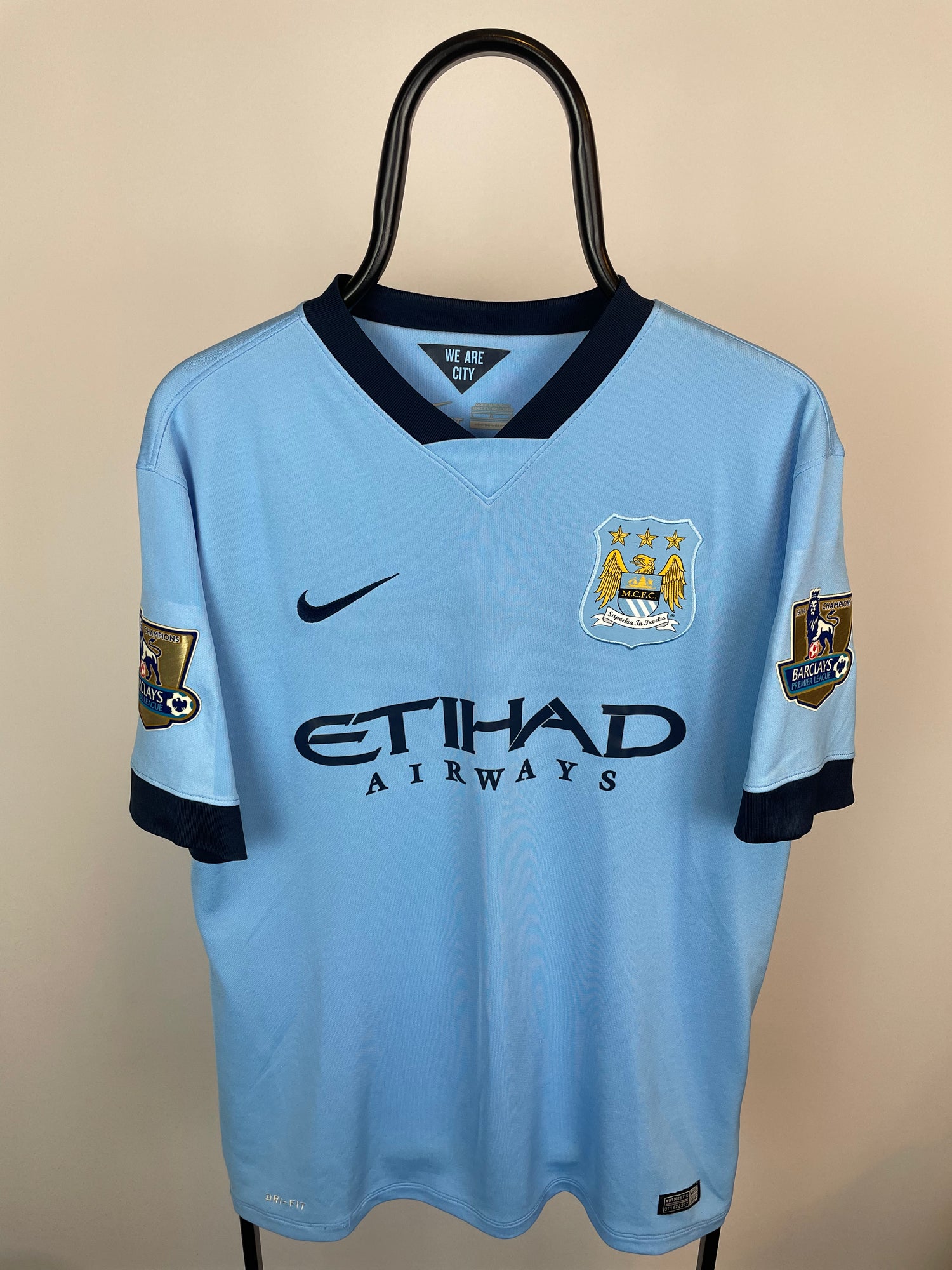 Sergio Kun Agüero Manchester City Heimtrikot 14/15 - L