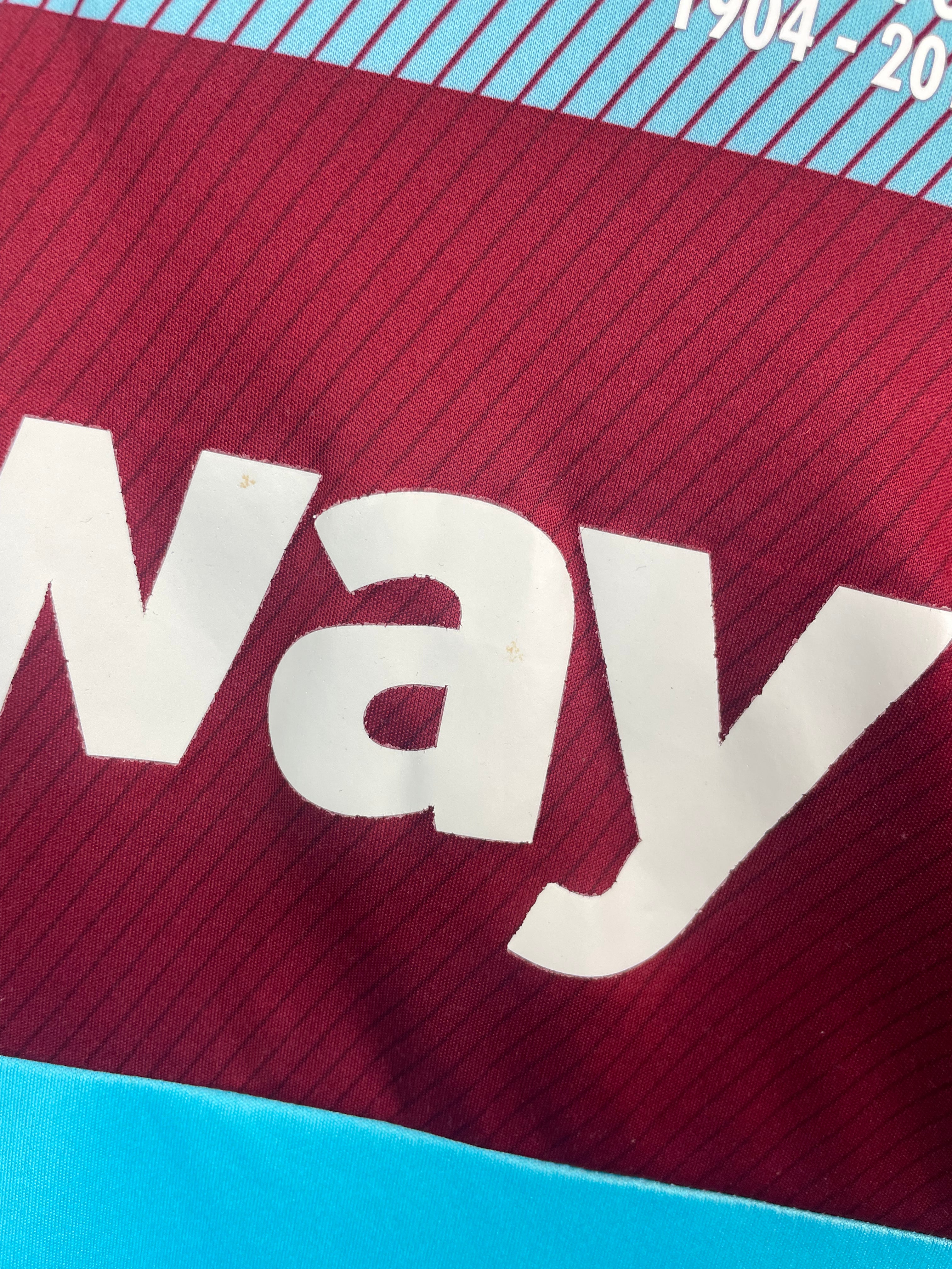 Dimitri Payet West Ham United Auswärtstrikot 15/16 - Größe