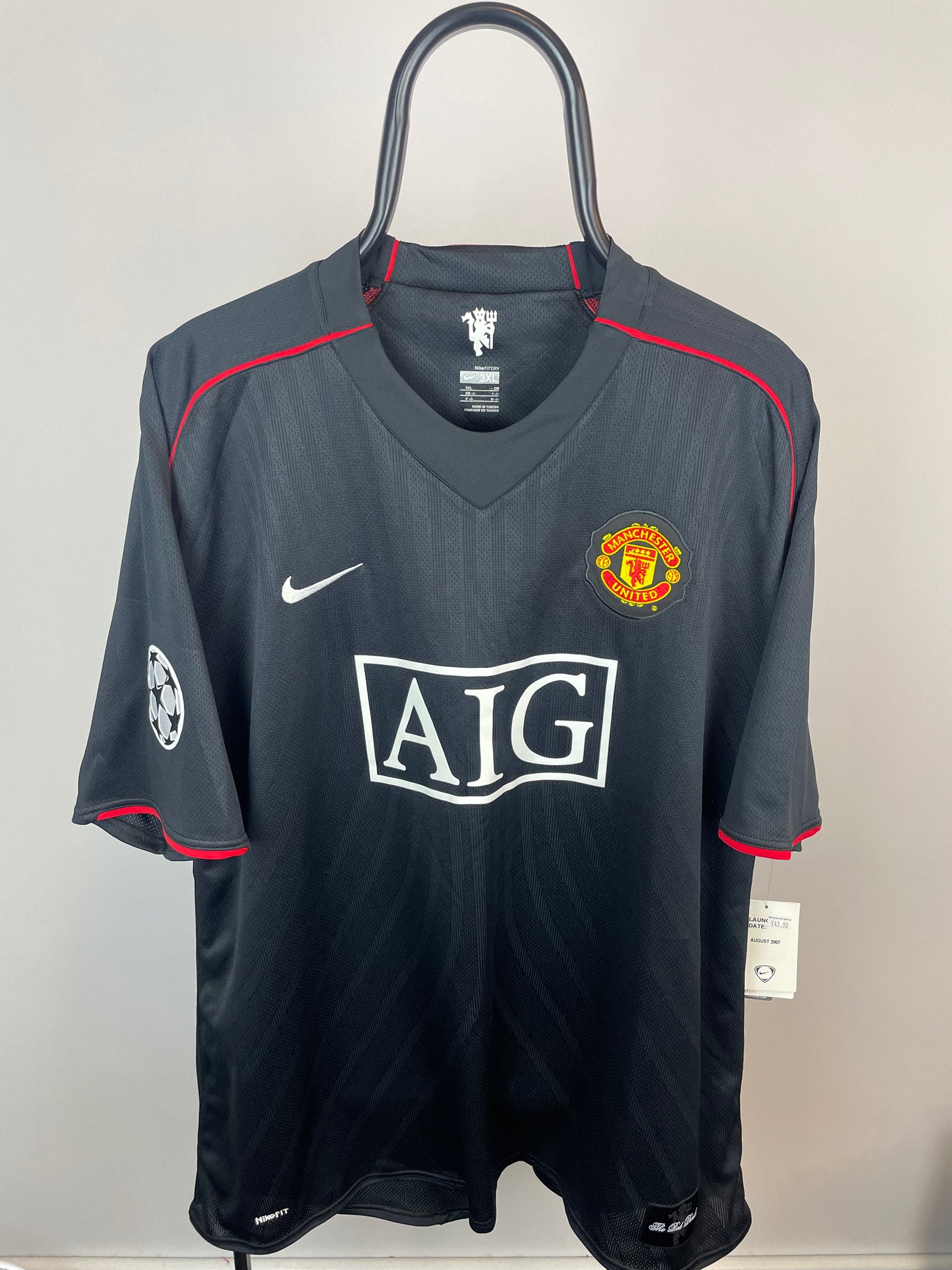 Cristiano Ronaldo Manchester United 07/08 udebanetrøje - XXXL