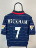 David Beckham Manchester United Auswärtstrikot 99/00 - M