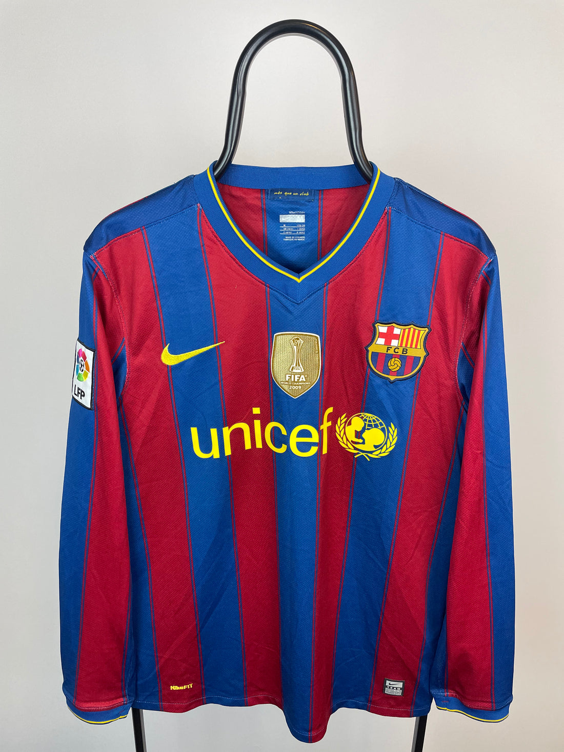 Pedro Barcelona 10/11 Langarm-Heimtrikot - M