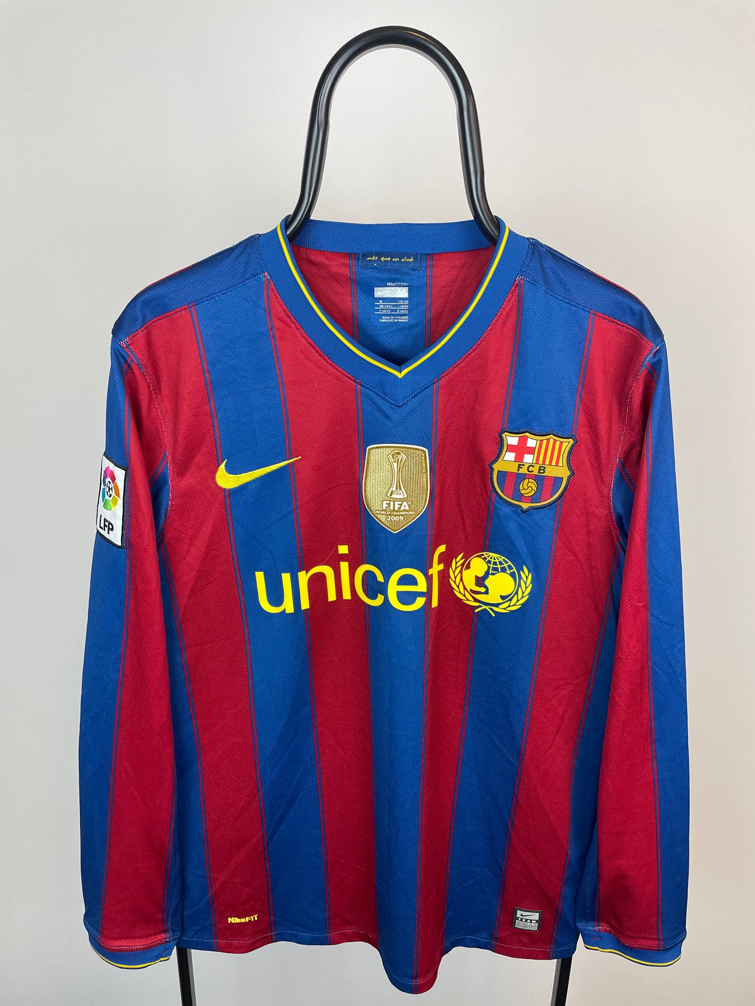 Pedro Barcelona 10/11 Langarm-Heimtrikot - M