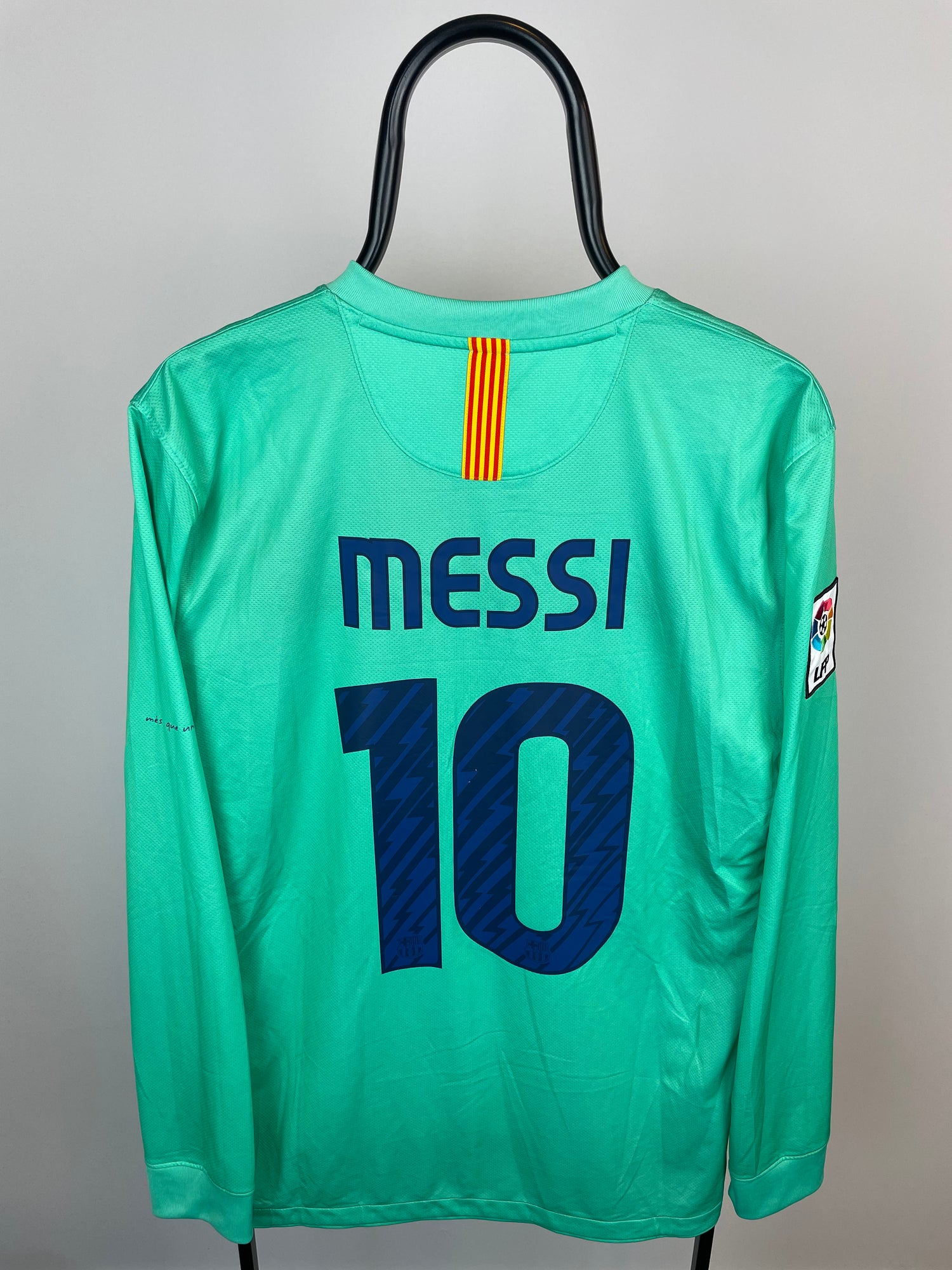 Lionel Messi Barcelona Auswärtstrikot 10/11, langärmlig - Größe L