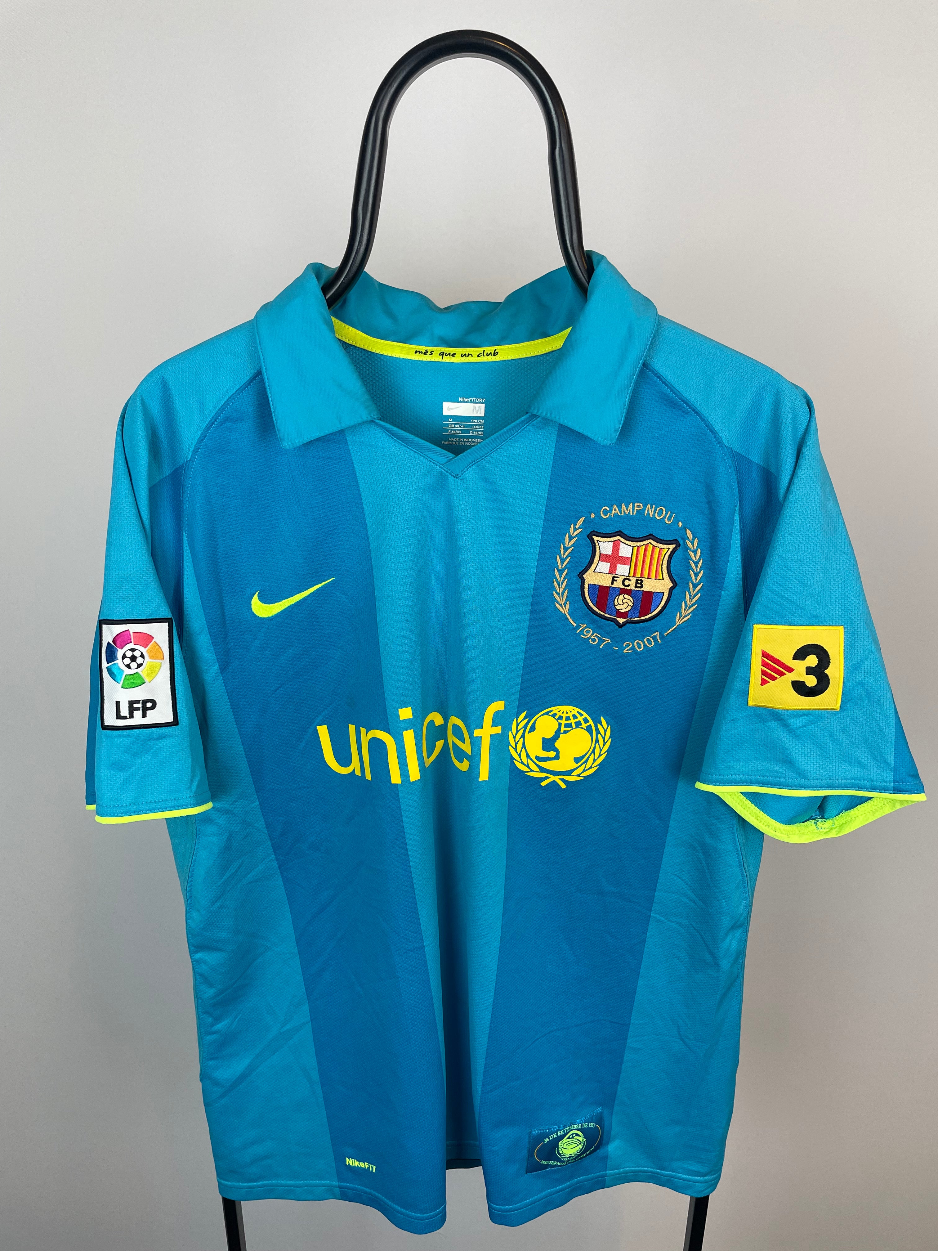 Andres Iniesta Barcelona 07/08 udebanetrøje - M