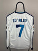 Cristiano Ronaldo Real Madrid Heimtrikot 12/13, langärmlig - Größe M